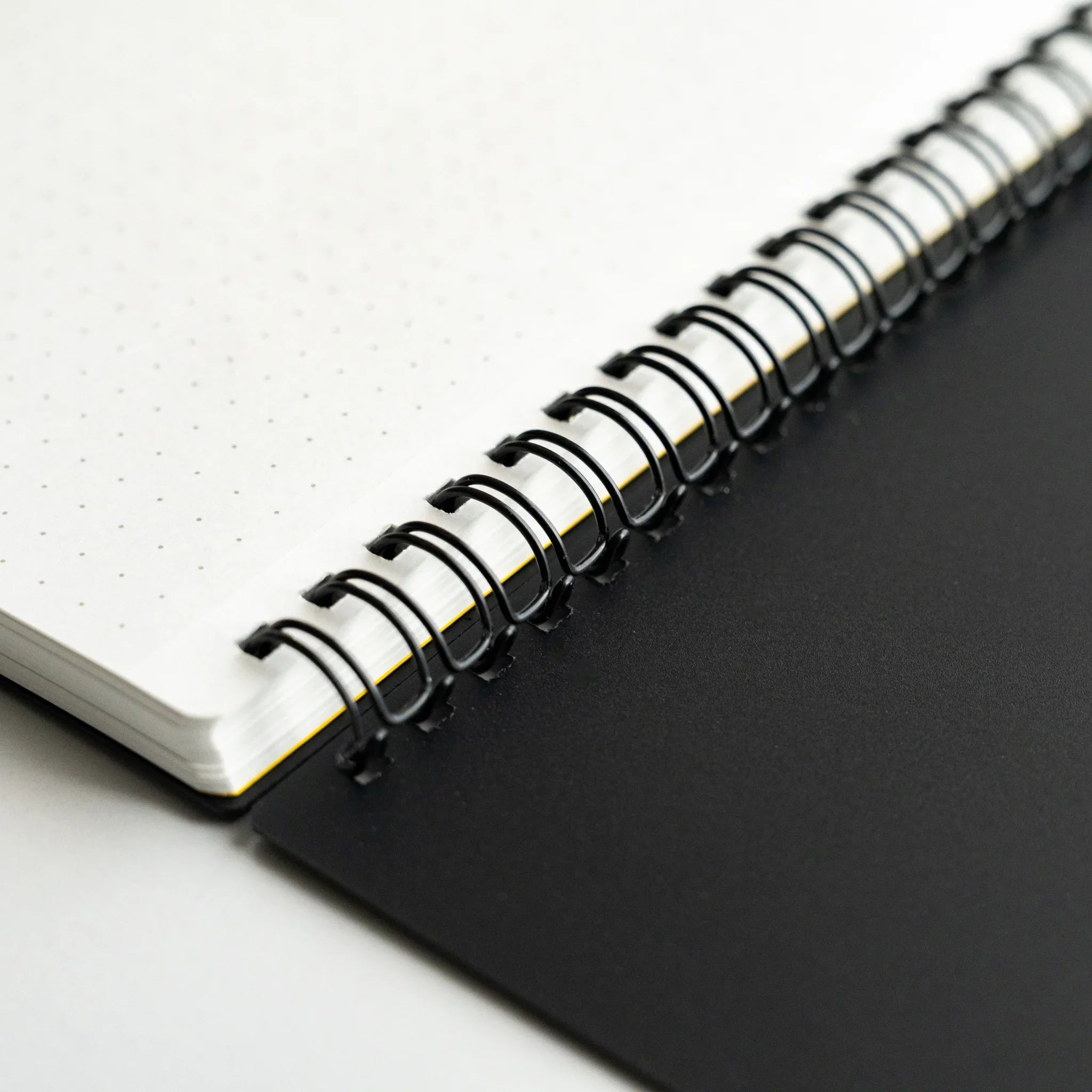 Maruman Mnemosyne notebook, detail of dot grid spacing, Japanese Mnemosyne A5 5mm dot grid pad with smooth paper for fountain