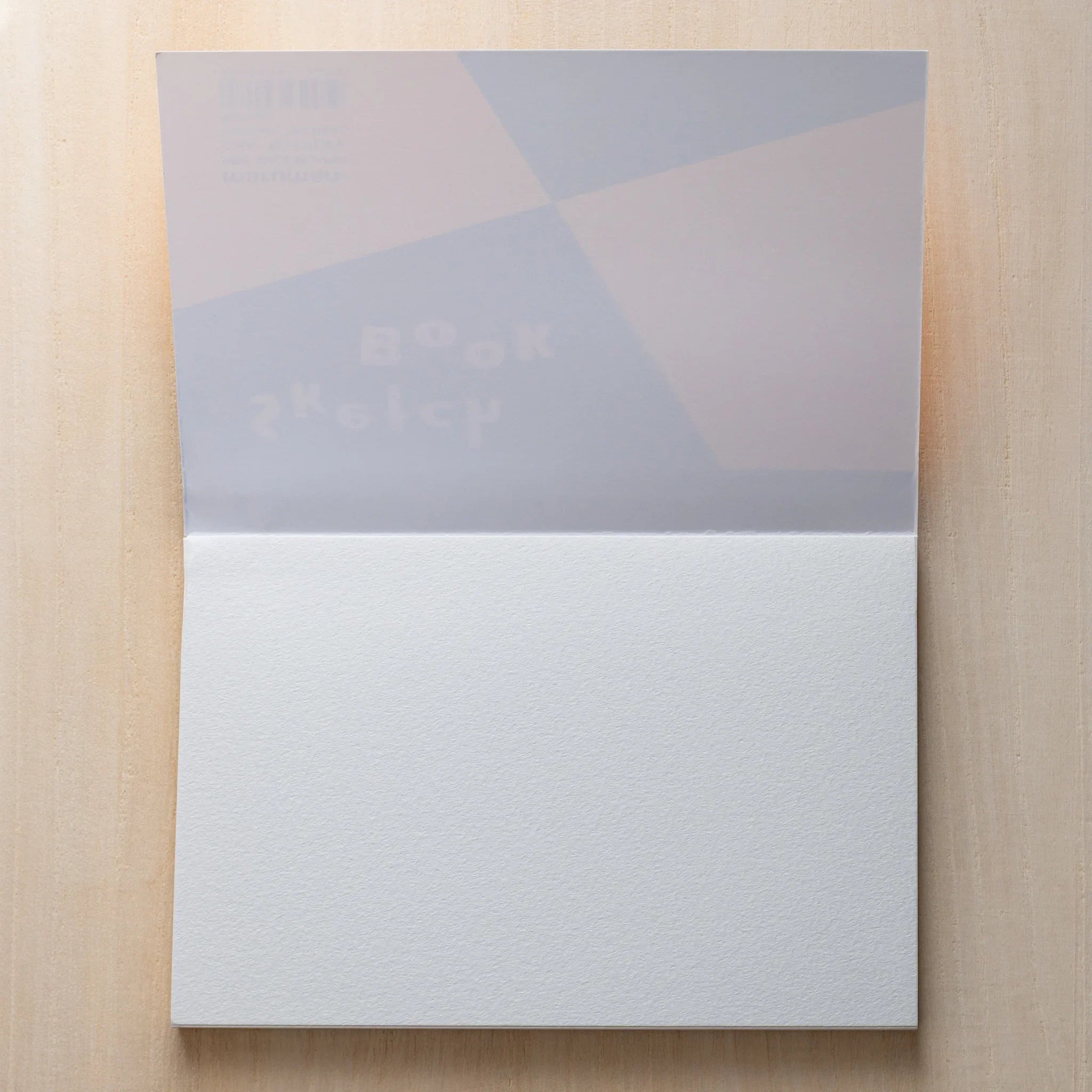 Maruman Zuan sketch pad, cover back showing design and finish, Japanese stationery with quality materials and functional