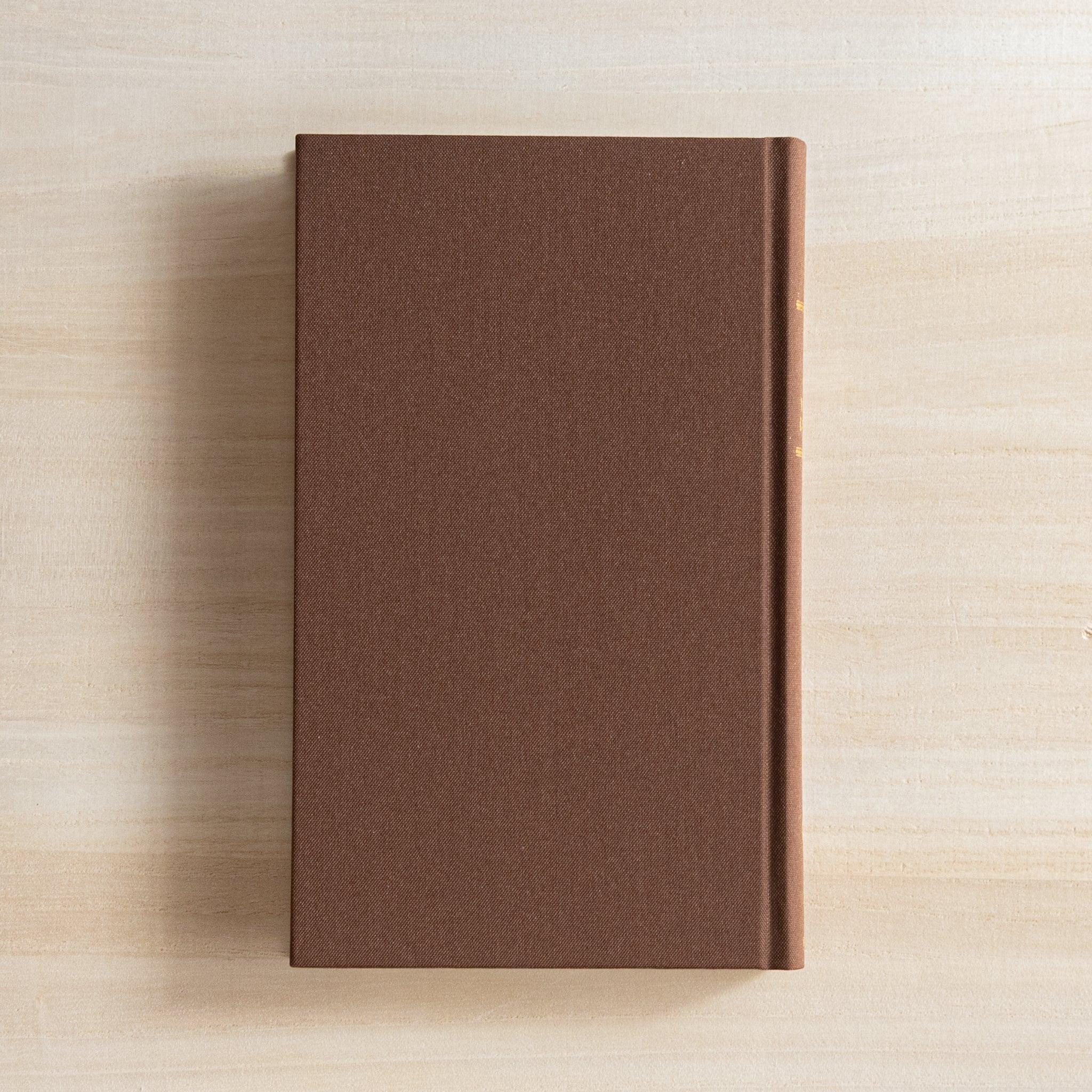 Midori 3-year journal, full opened view showing interior and construction, Midori 3-year journal with embossed cover for