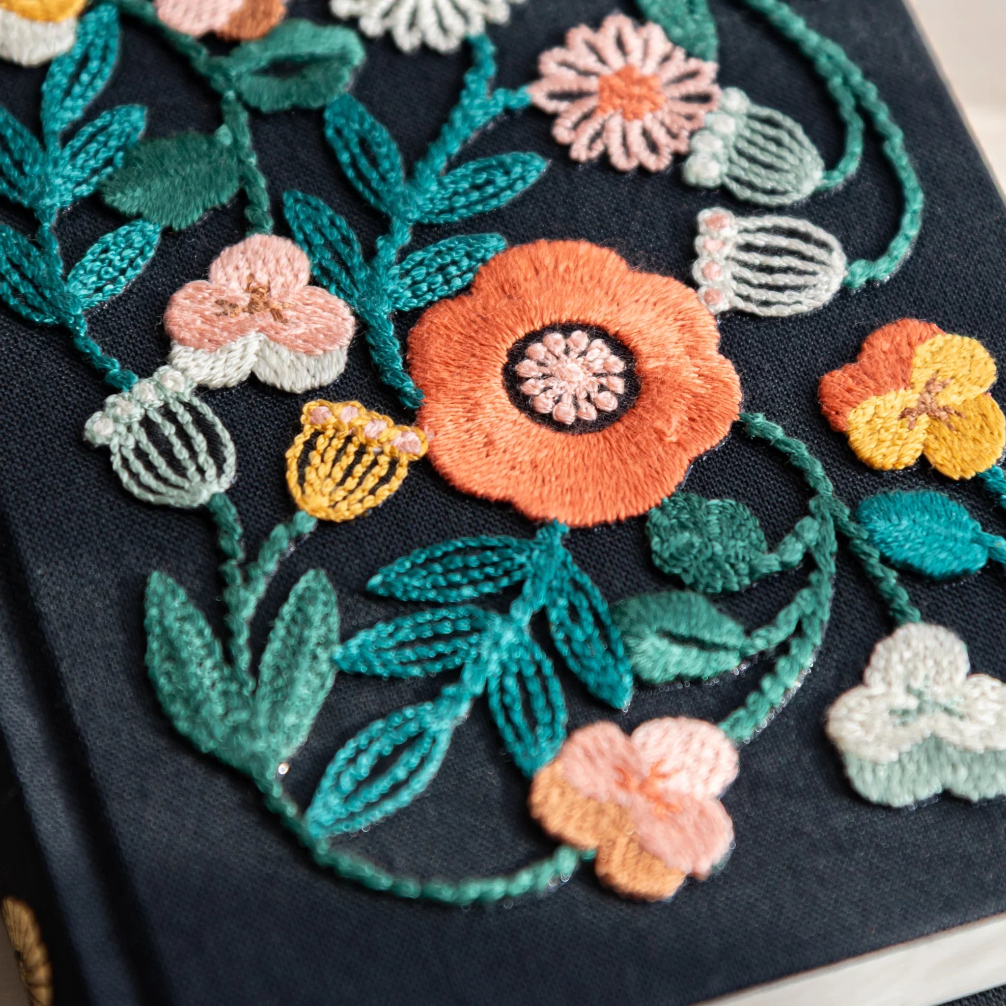 Midori 5-year journal, spread showing transition between yearly sections, Japanese stationery product with quality materials