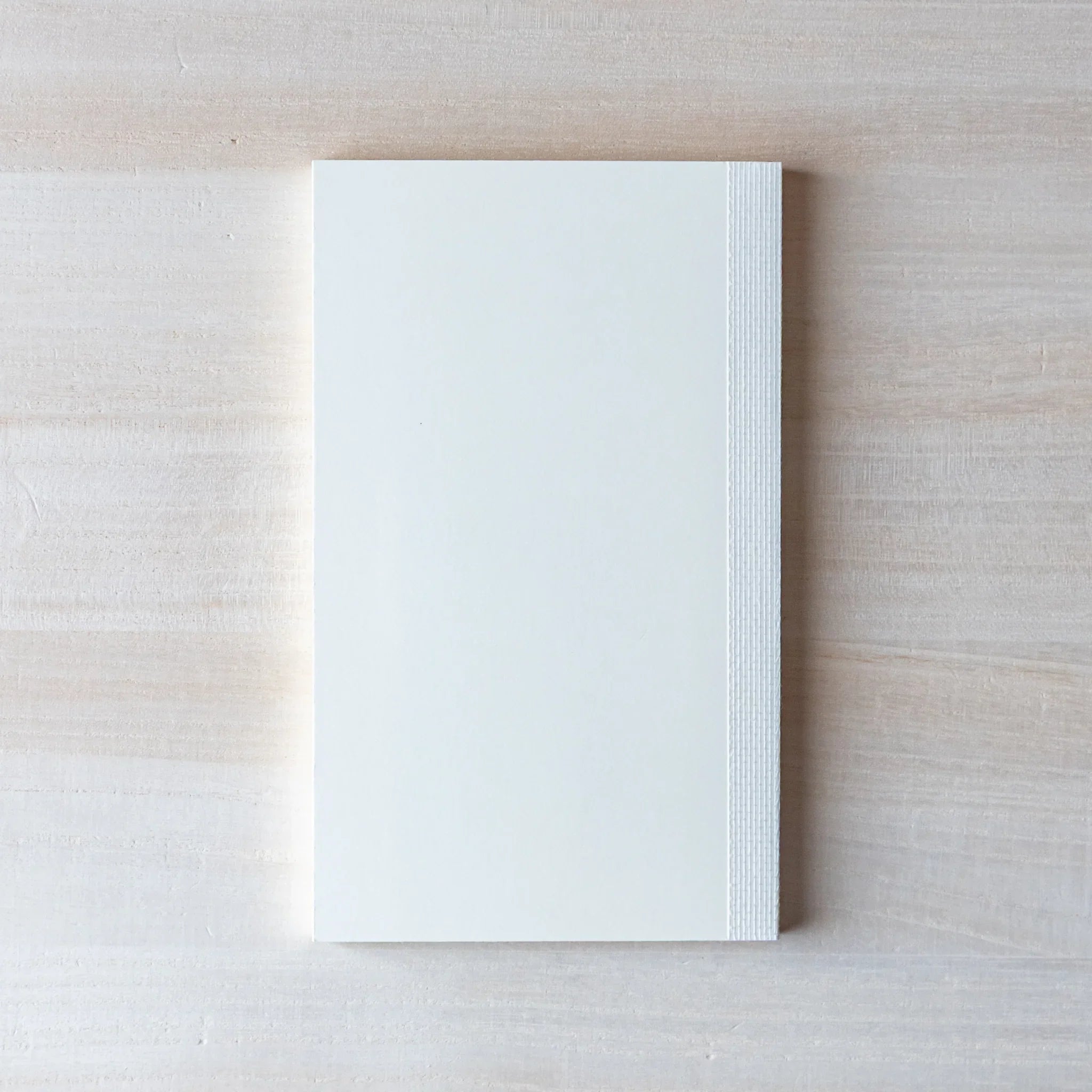 Midori MD B6 notebook, spread showing page layout in B6 format, Japanese MD notebook with fountain pen-friendly cream paper