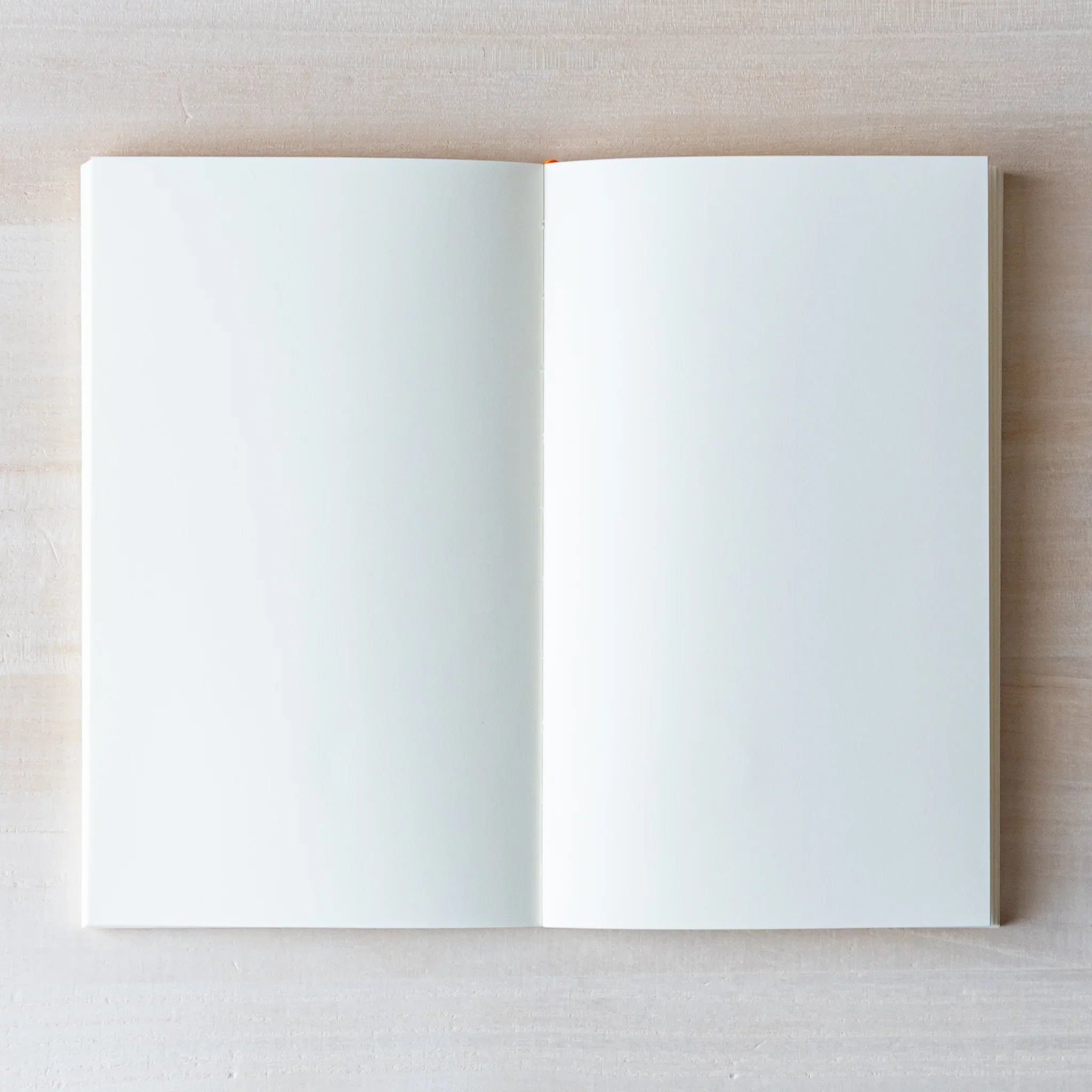 Midori MD B6 notebook, interior pages showing page layout and content, Midori MD paper journal with long-write comfort and