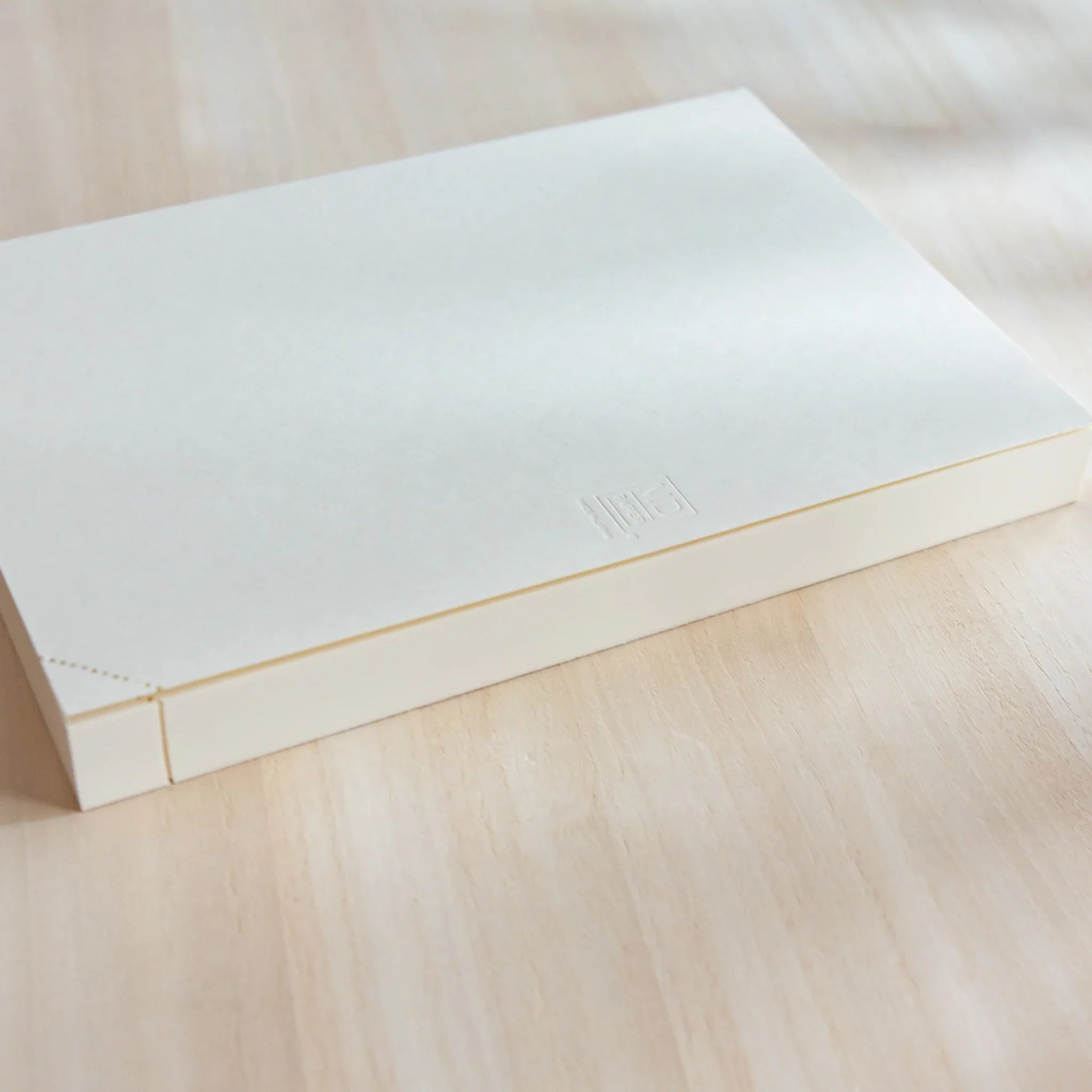 Midori MD A5 journal, detail of daily page header area, Midori MD paper journal with long-write comfort and lay-flat Swiss