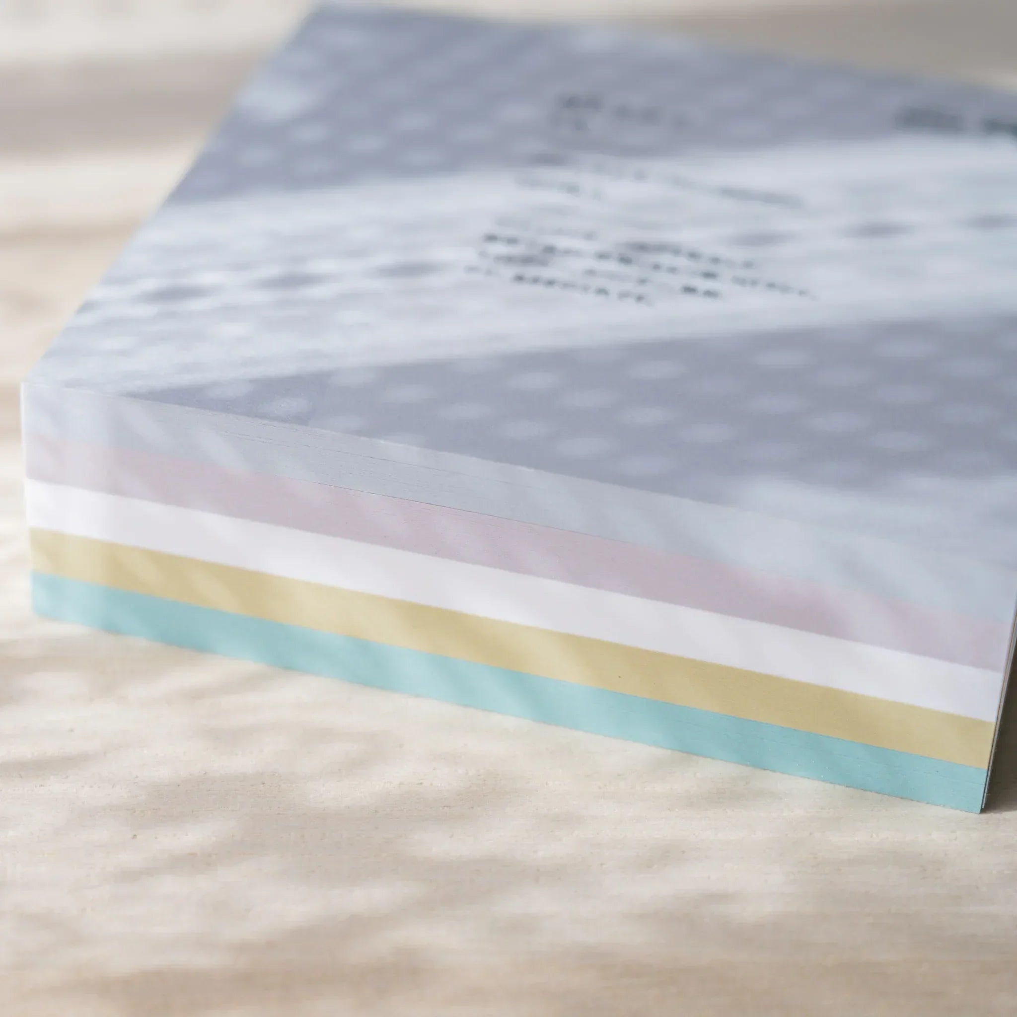 NT Rasha Paper Memo Pad (5 Colors), image 33356: front display product shown in detail presenting visual clarity