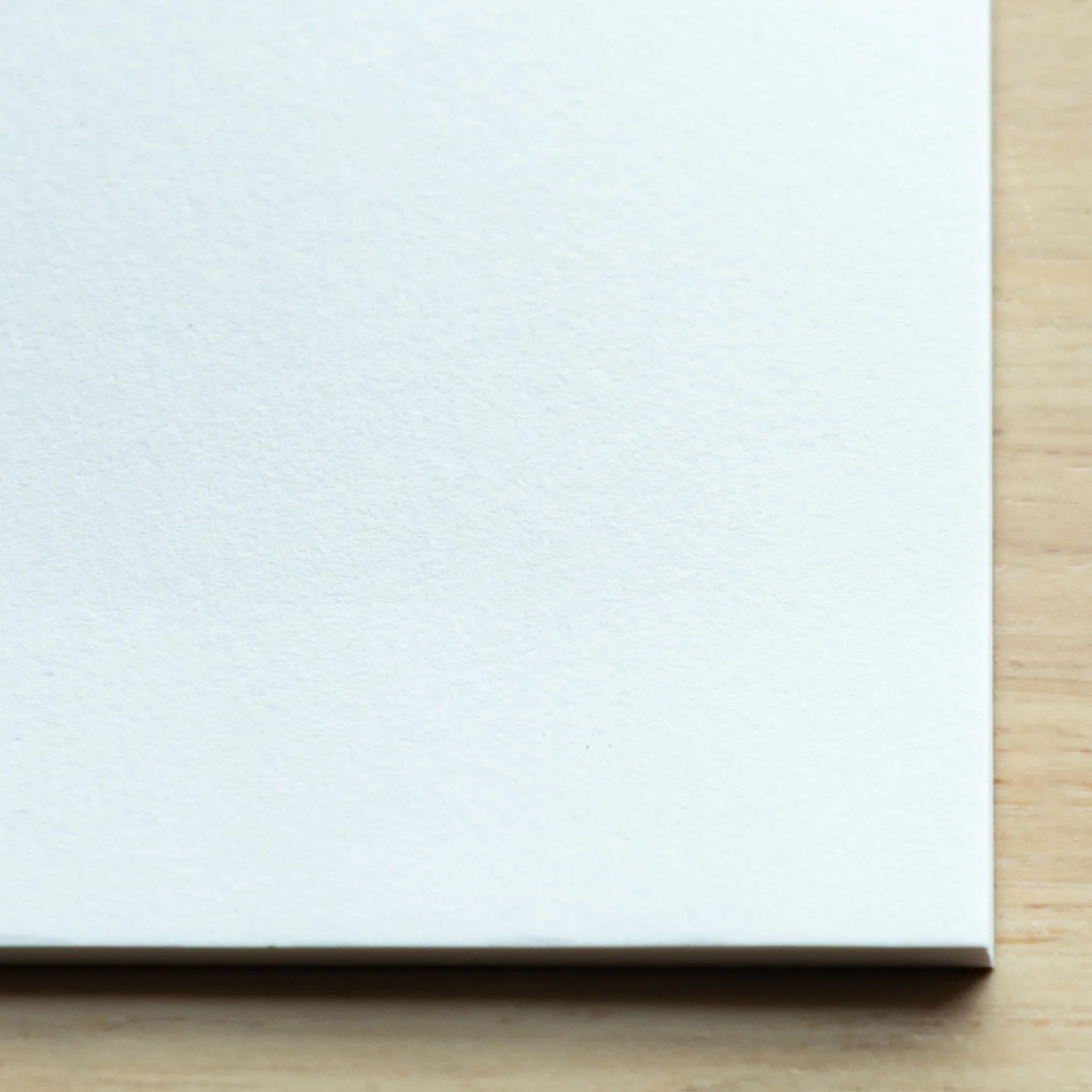 Japanese Note Book Paper Tasting Writing Pad Set Egg Shell Vol3, corner view of white sheet.