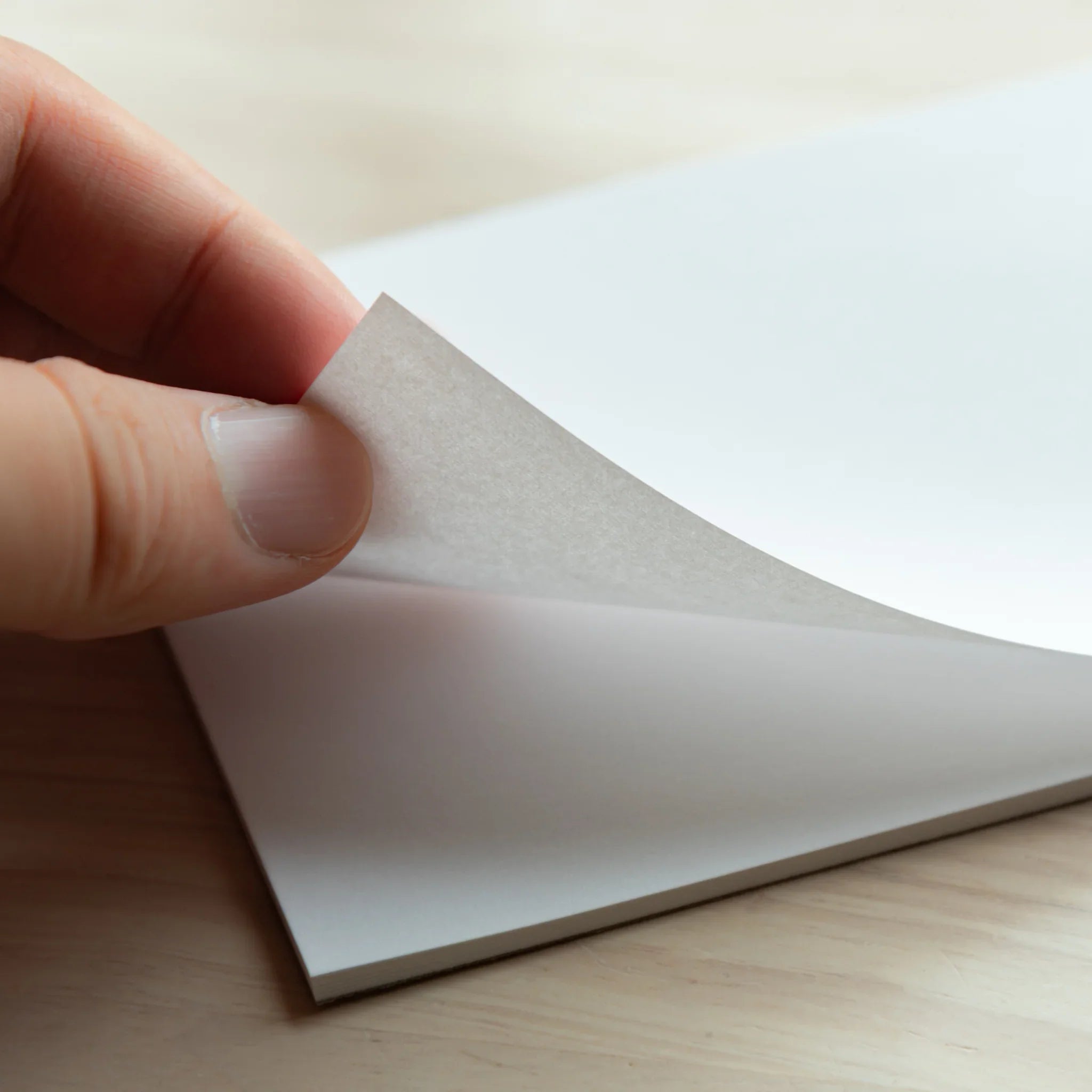 Hand lifting sheet from Paper Tasting Writing Pad Set Egg Shell Vol3, Japanese Note Book design.