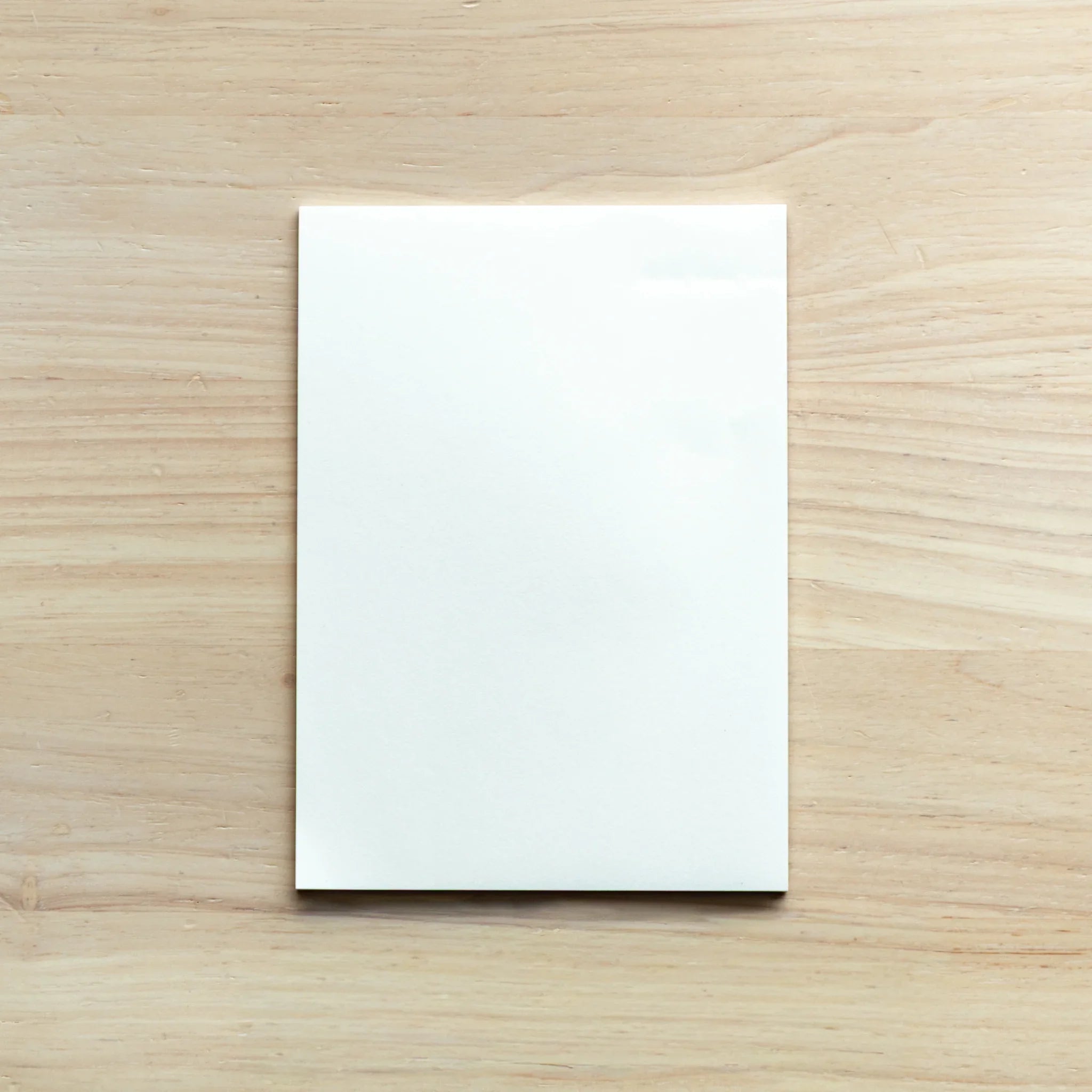 Single sheet sample from Japanese Note Book paper tasting set, smooth surface for planner and pen testing.