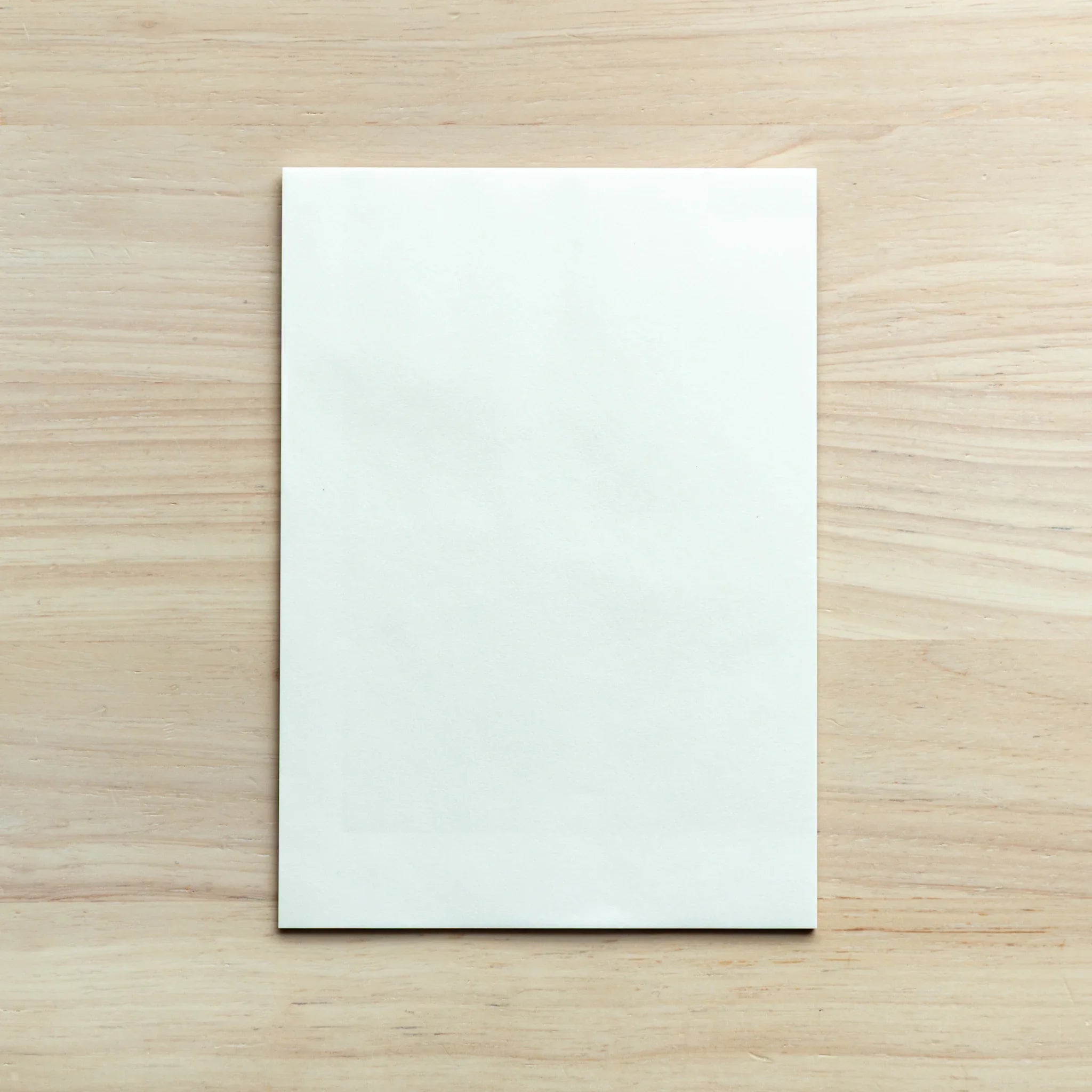 White sheet from Paper Tasting Writing Pad Set Pen Friendly Onion Skin Vol.2, Japanese Note Book view.