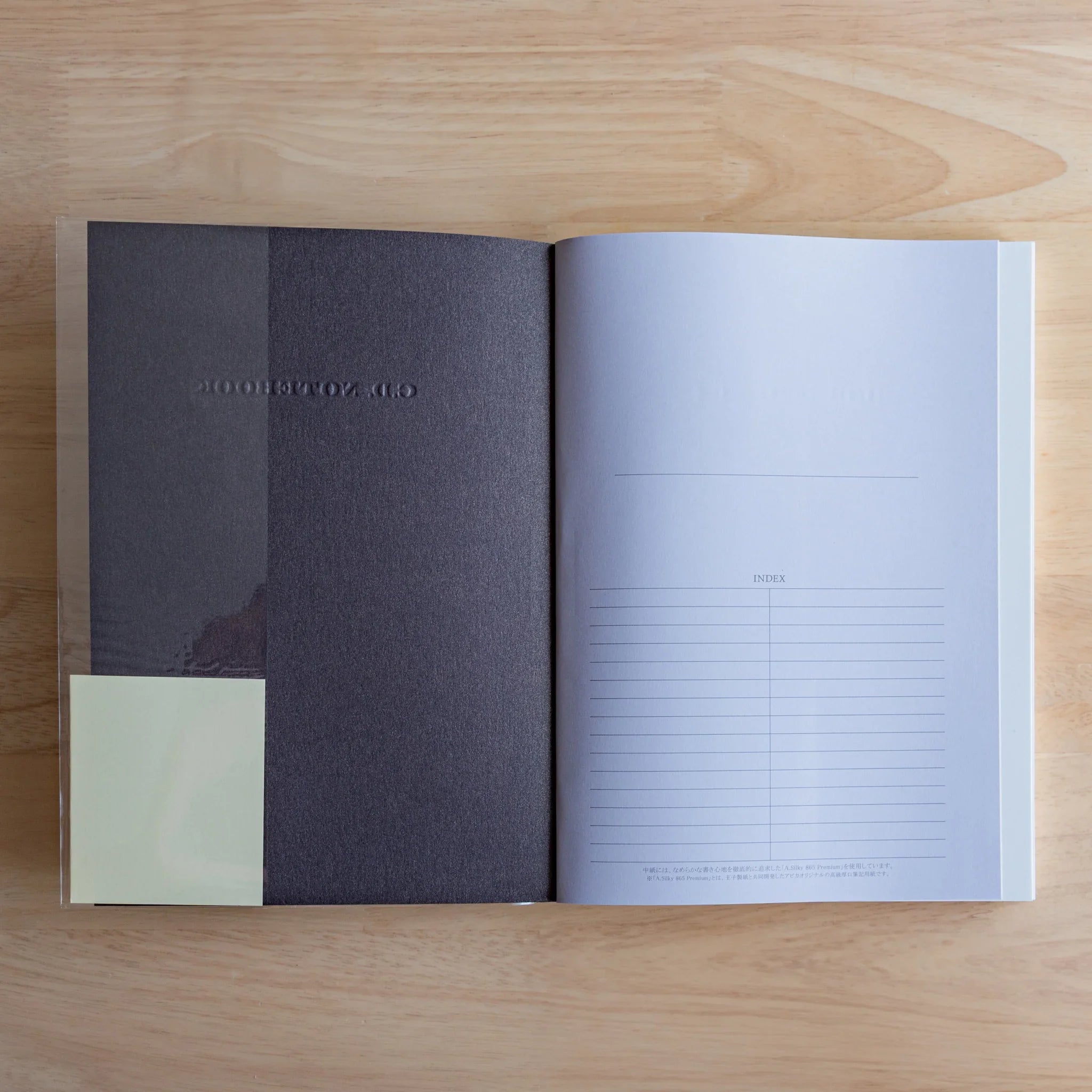 Apica Premium CD Notebook Silky navy hard cover spine Premium label gold foil Japanese made stationery brand