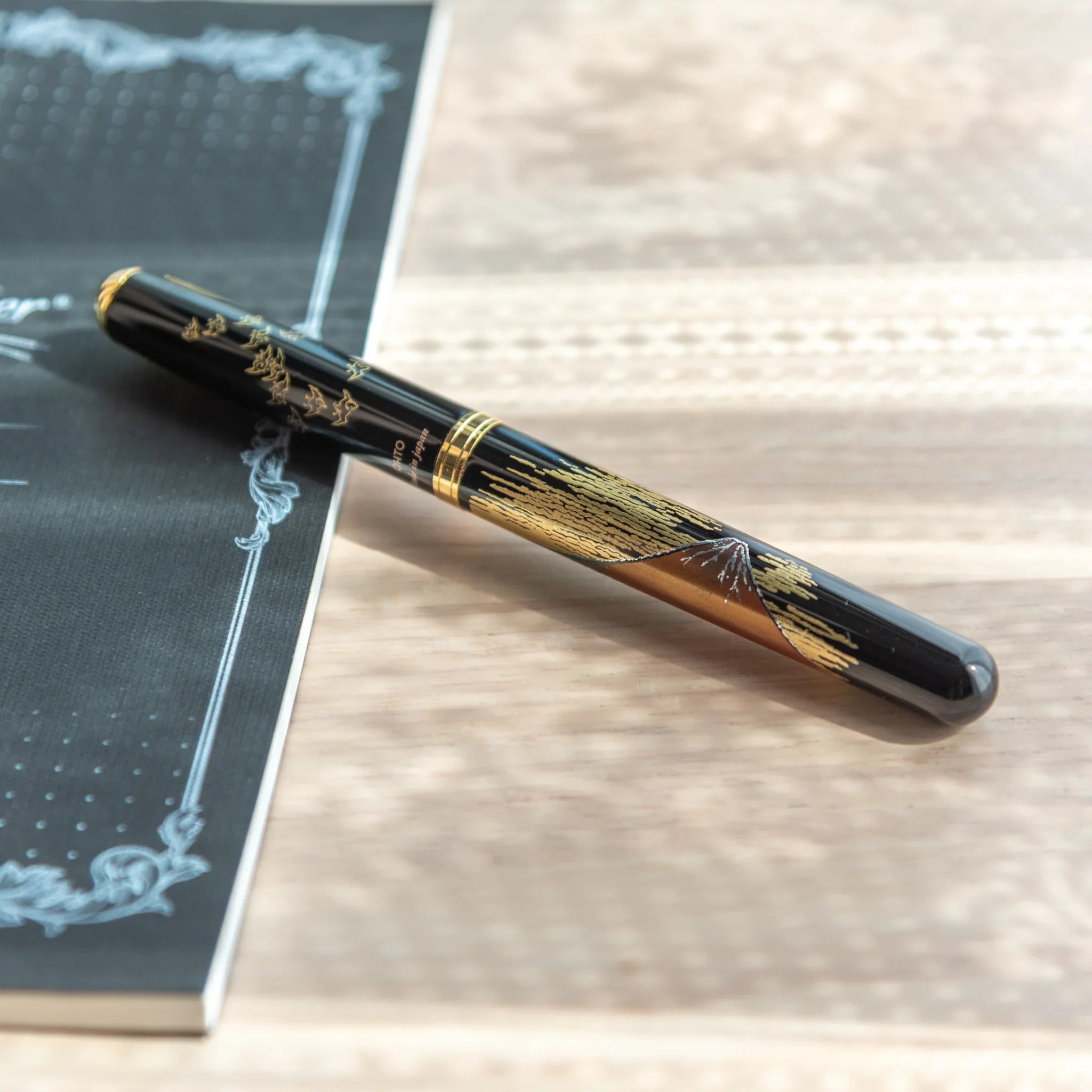 Red Fuji Yamanaka Fountain Pen