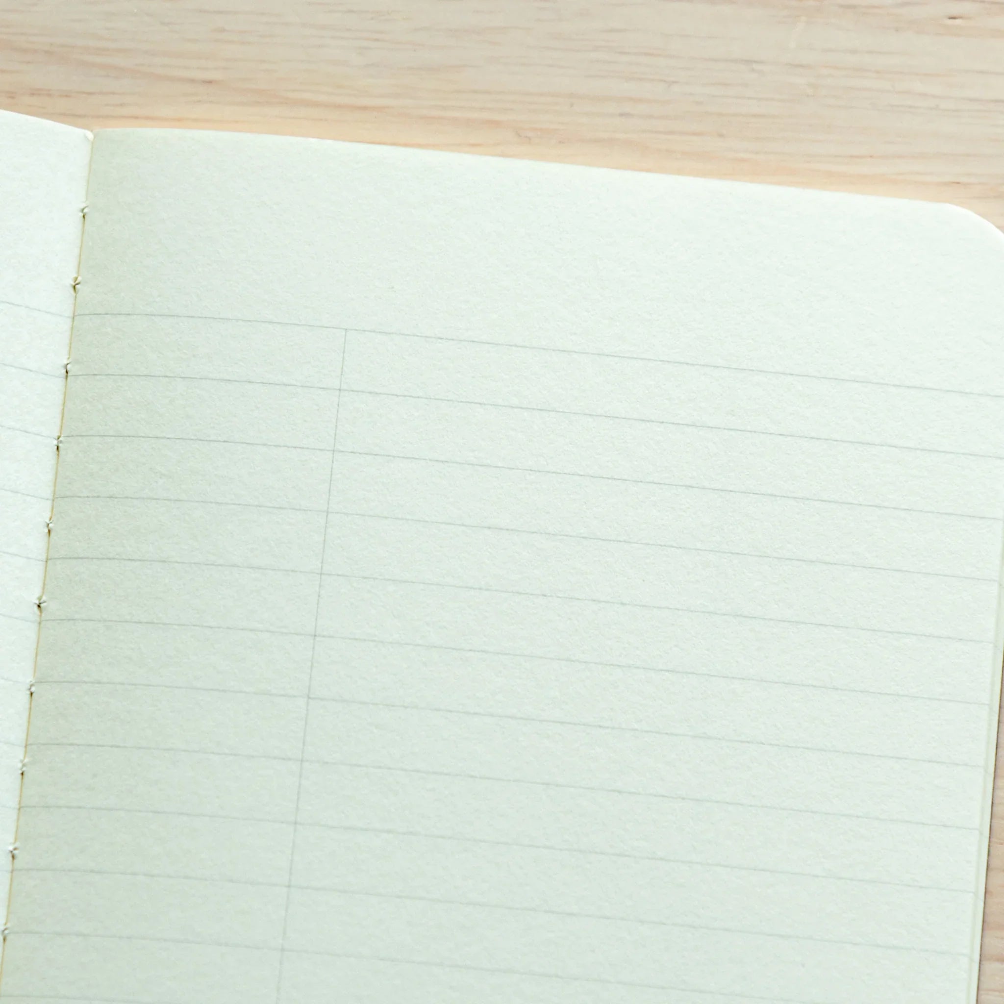 RO-BIKI Basic Series 6mm ruled notebook displayed flat showing cover and interior ruled pattern with structured spacing