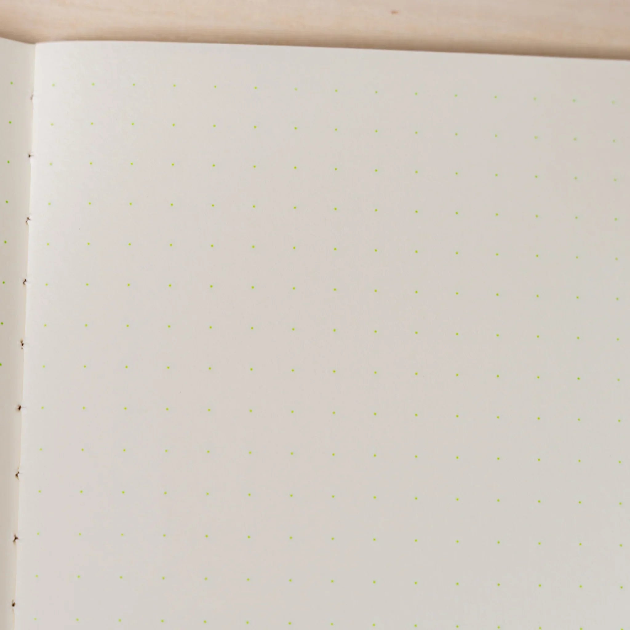 Back cover view of RO-BIKI NOTE with garden botanical design waxed cover, Yamamoto Paper logo visible