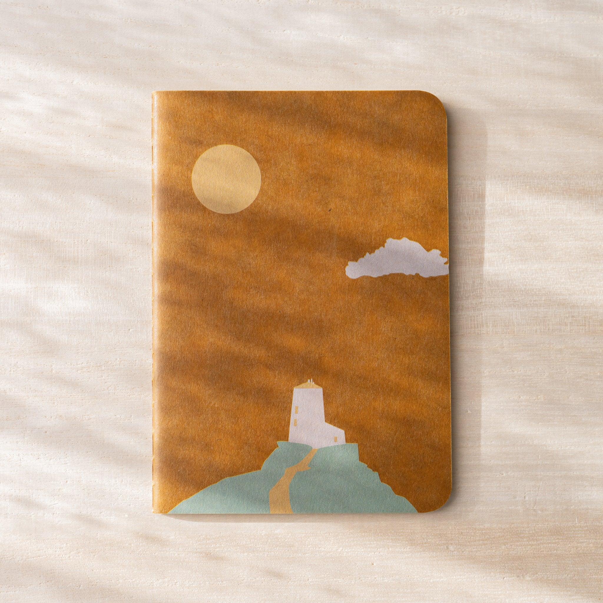 RO-BIKI Lighthouse Notebook, image_3_position_2: overhead perspective with clear detail with visual clarity