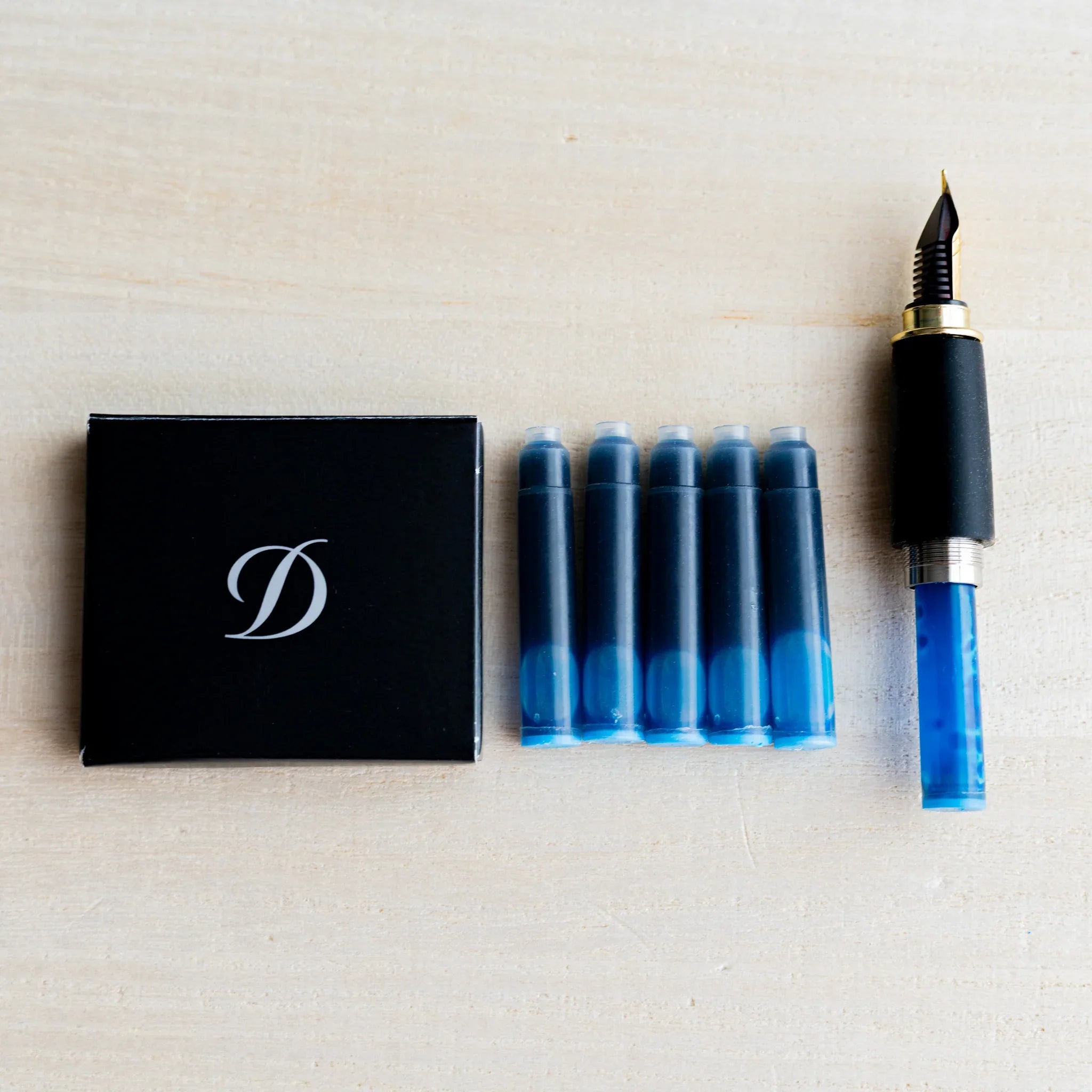 S.T. Dupont Fountain Pen Ink Cartridges Compatible with Yamanaka Fountain Pens