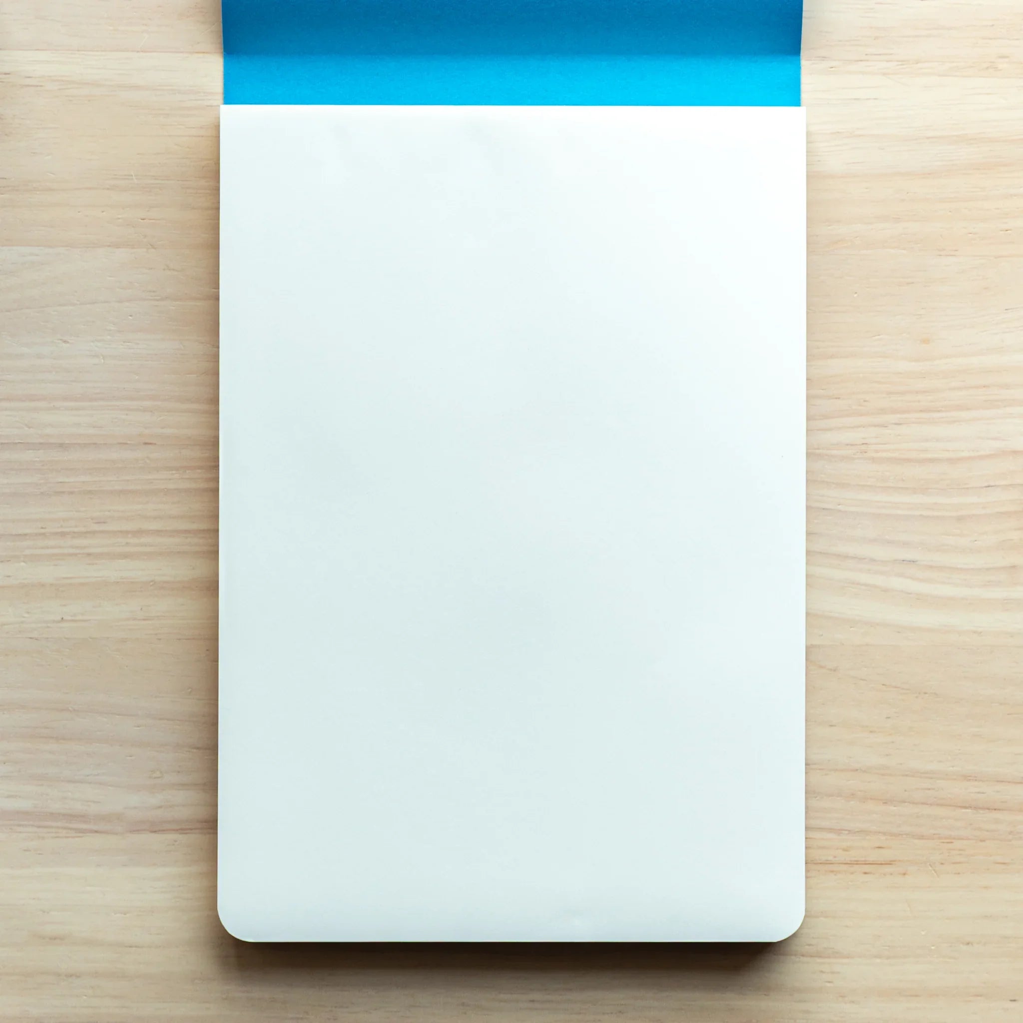 Sanzen Tomoe River A5 Writing Pad displayed showing fine quality paper surface, Japanese stationery, 68gsm Japanese paper