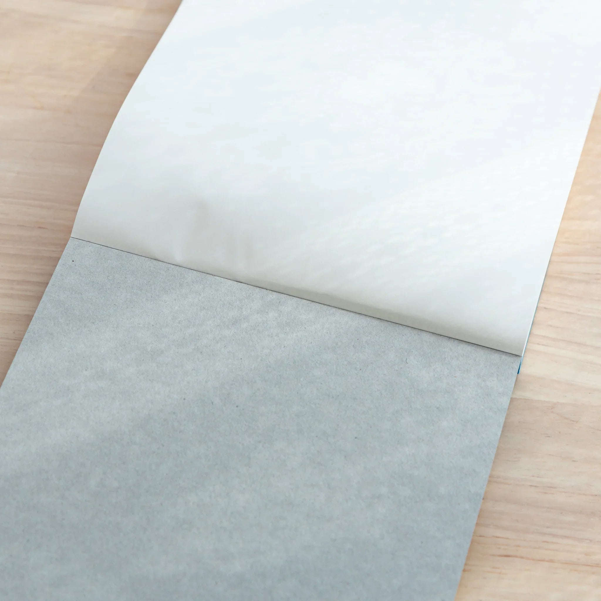 Sanzen Tomoe River Writing Pad A5 shown with quality paper surface, Japanese writing stationery pad, 68gsm Japanese paper