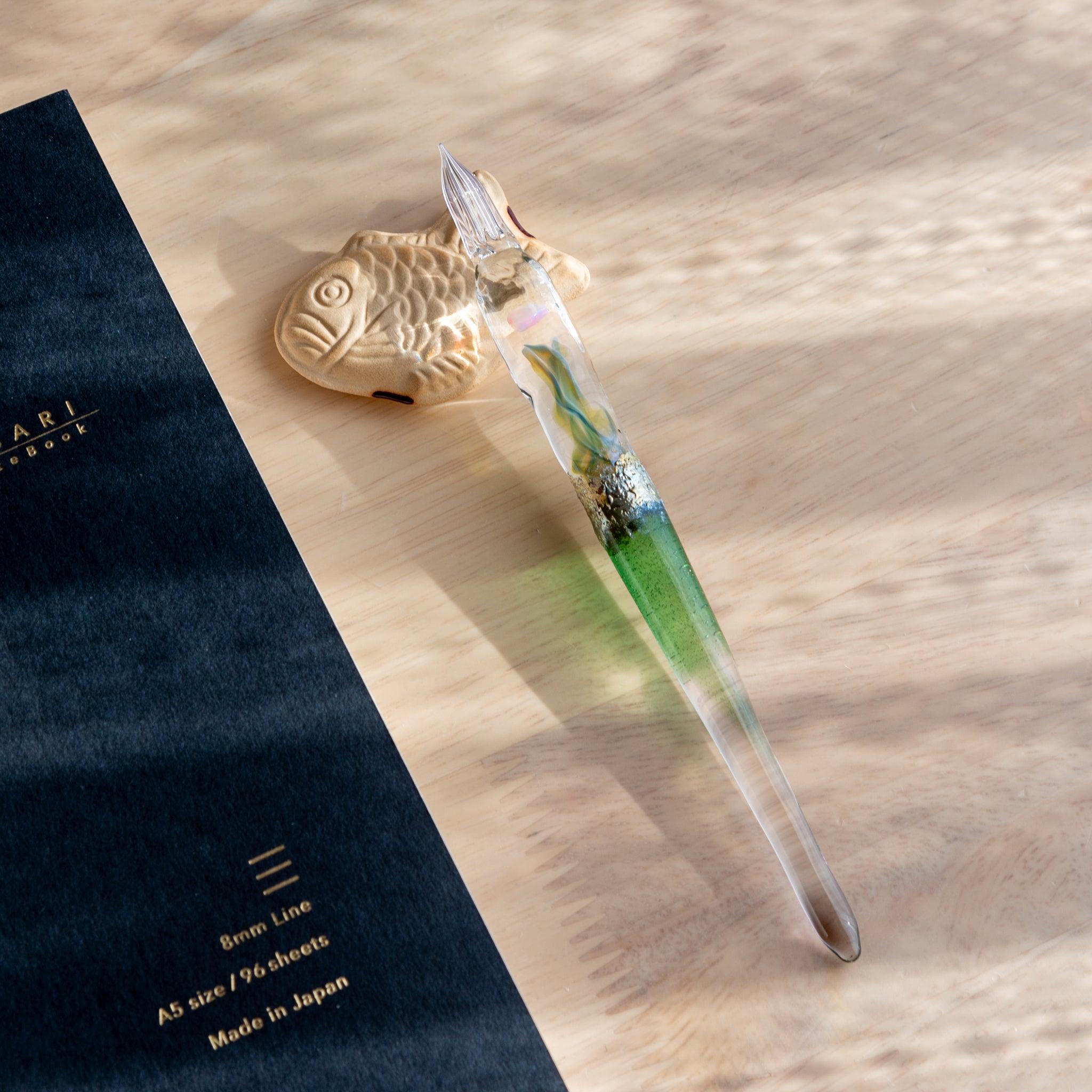 Taiyaki Handcrafted Pen Rest featuring authentic fish-shaped Japanese dessert design with ceramic finish and charming details