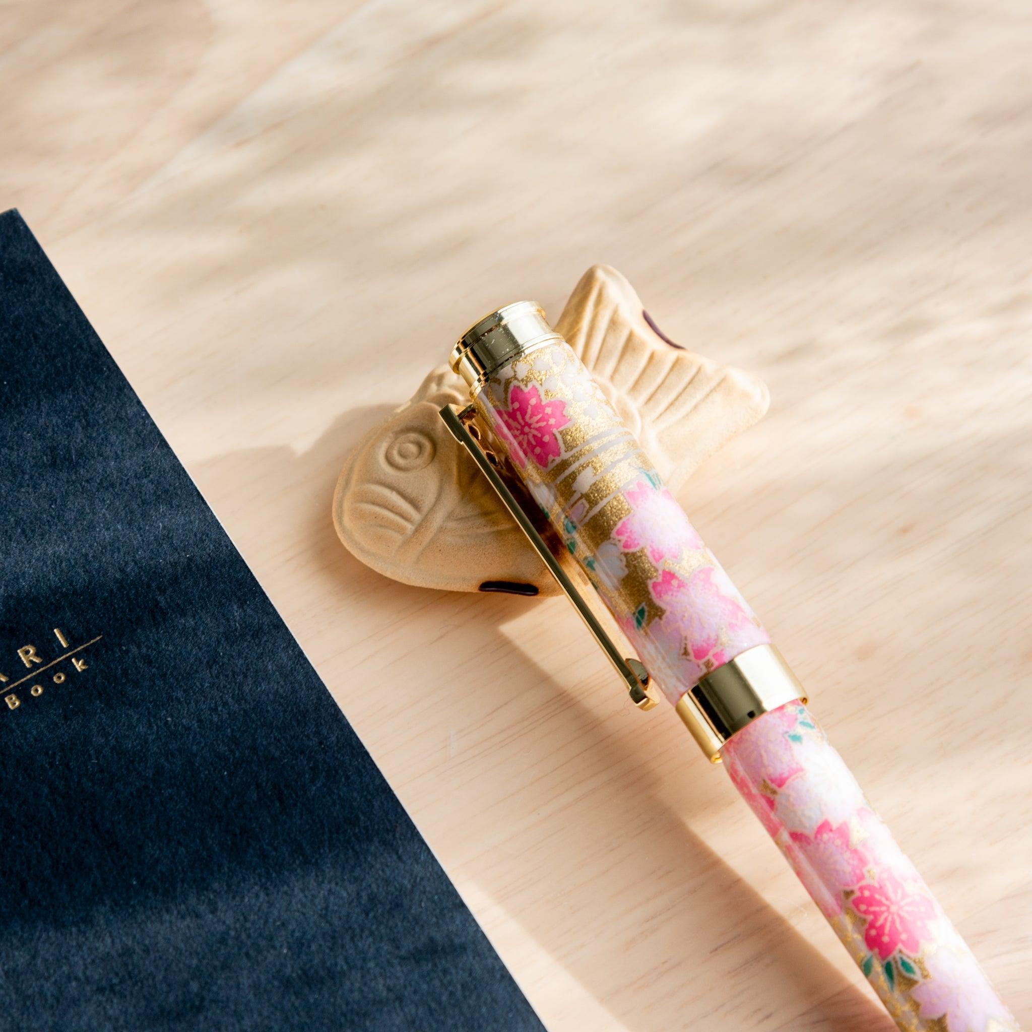 Taiyaki Handcrafted Pen Rest in ceramic featuring Japanese fish cake dessert shape with hand-crafted charm and detail