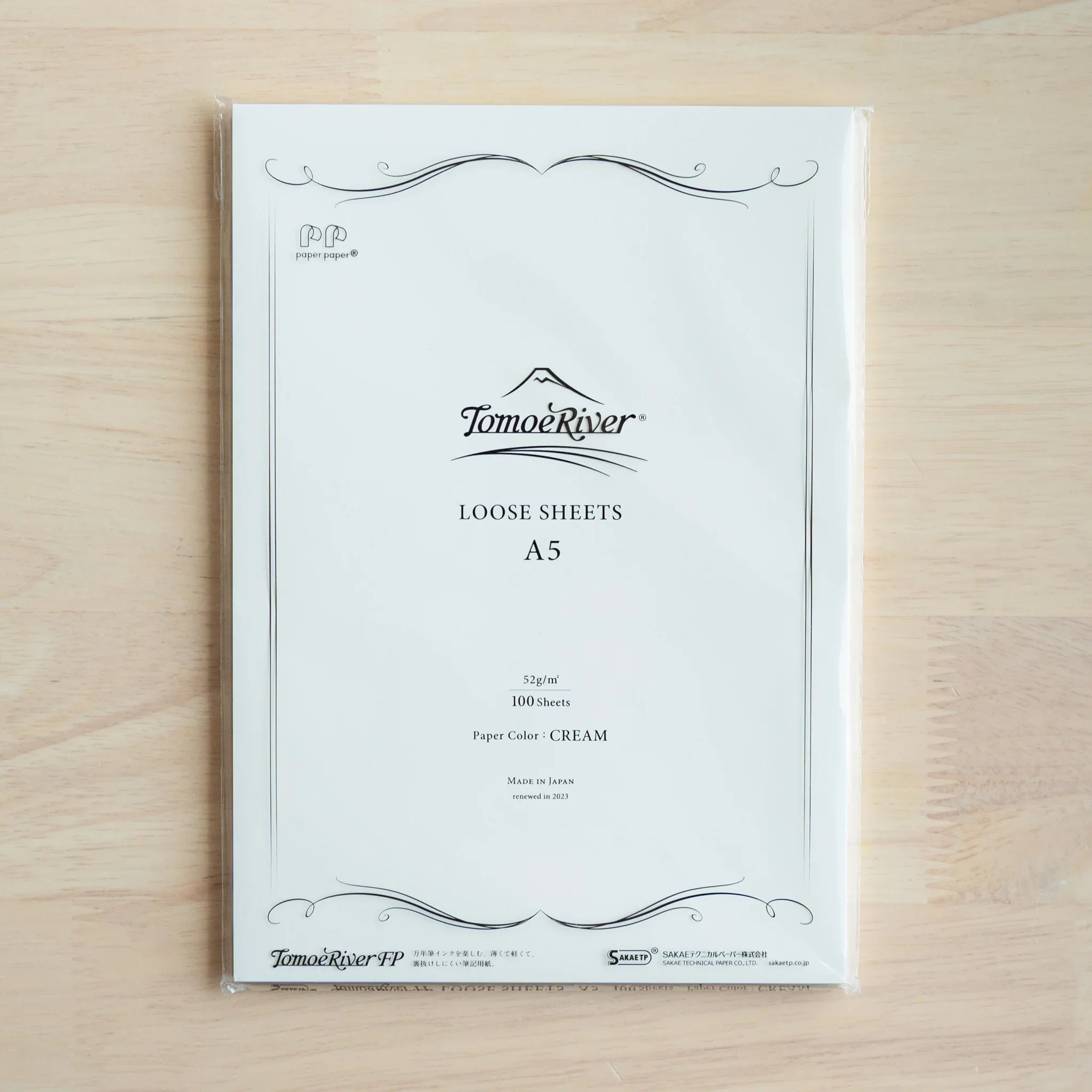 Tomoe River FP loose leaf paper fountain pen sheets quality thin paper, Sanzen brand, made in Japan stationery