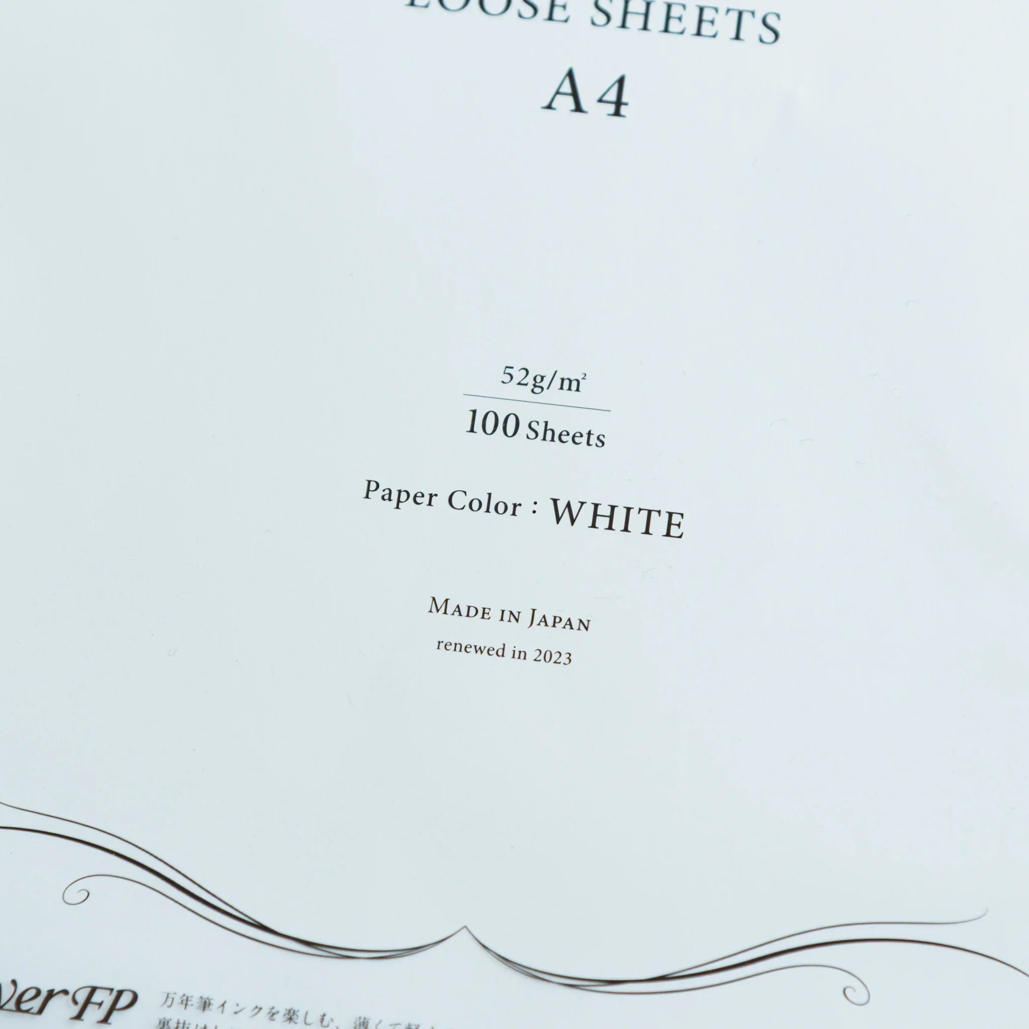 Sanzen Tomoe River FP loose leaf paper fountain pen writing sheets, high-quality thin paper made in Japan