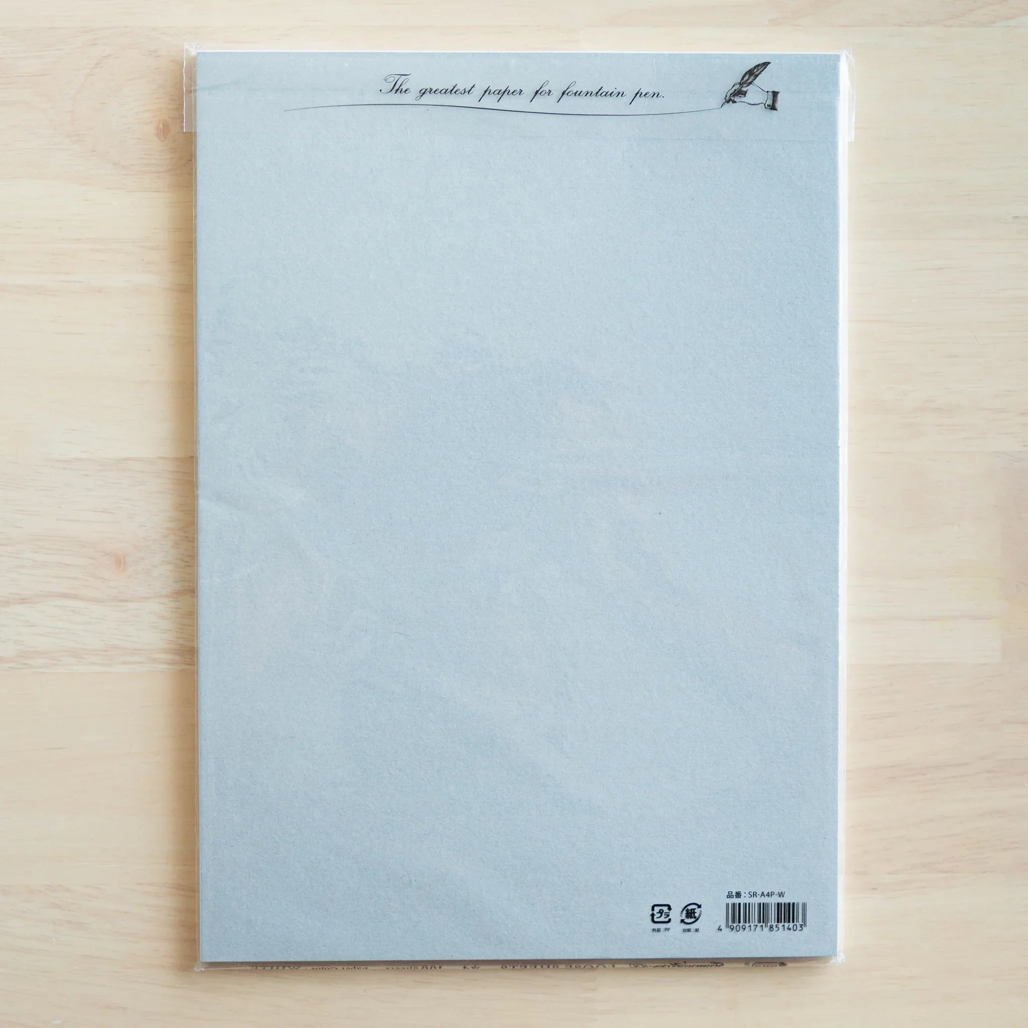 Sanzen Tomoe River FP loose leaf paper sheets for fountain pens, thin quality paper made in Japan, detailed view