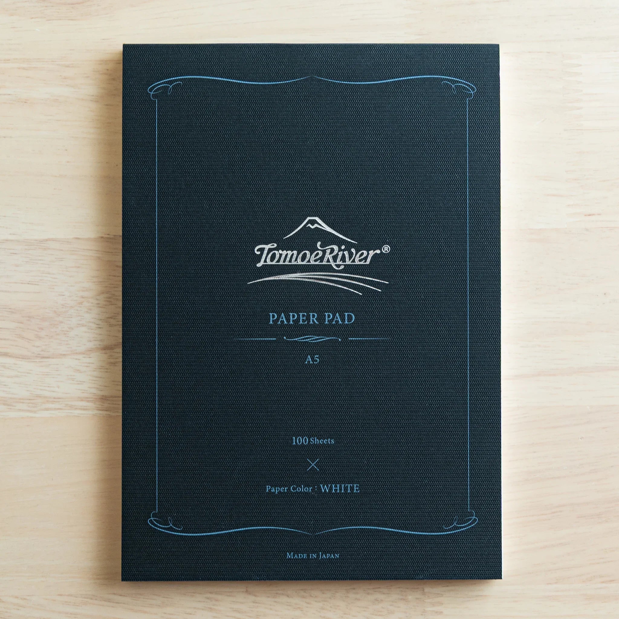 Sanzen Japanese fountain pen writing pad ruled interior pages on Tomoe River paper for fountain pen writing