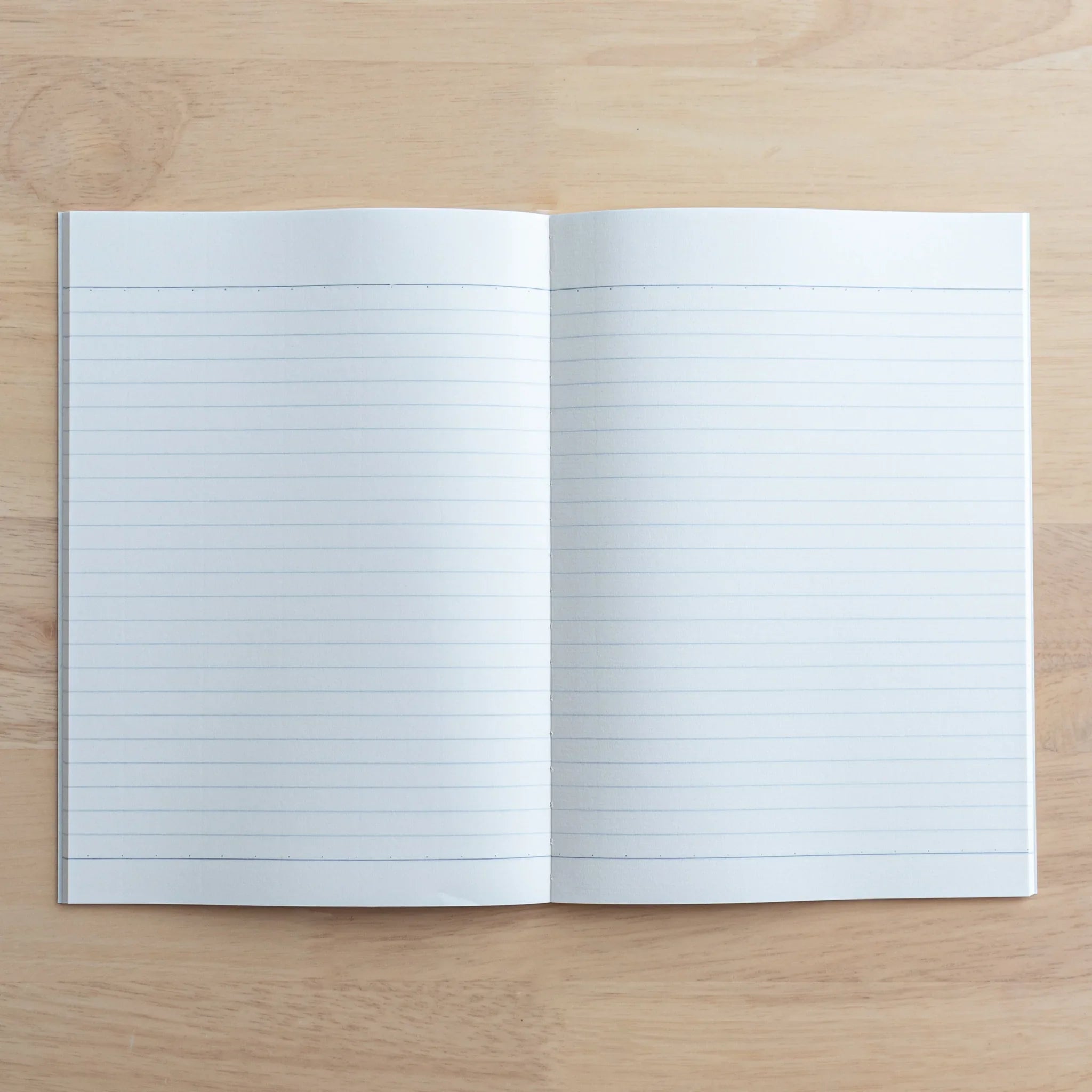 Tsubame Fools University Notebook angle view showing paper thickness binding quality construction detail