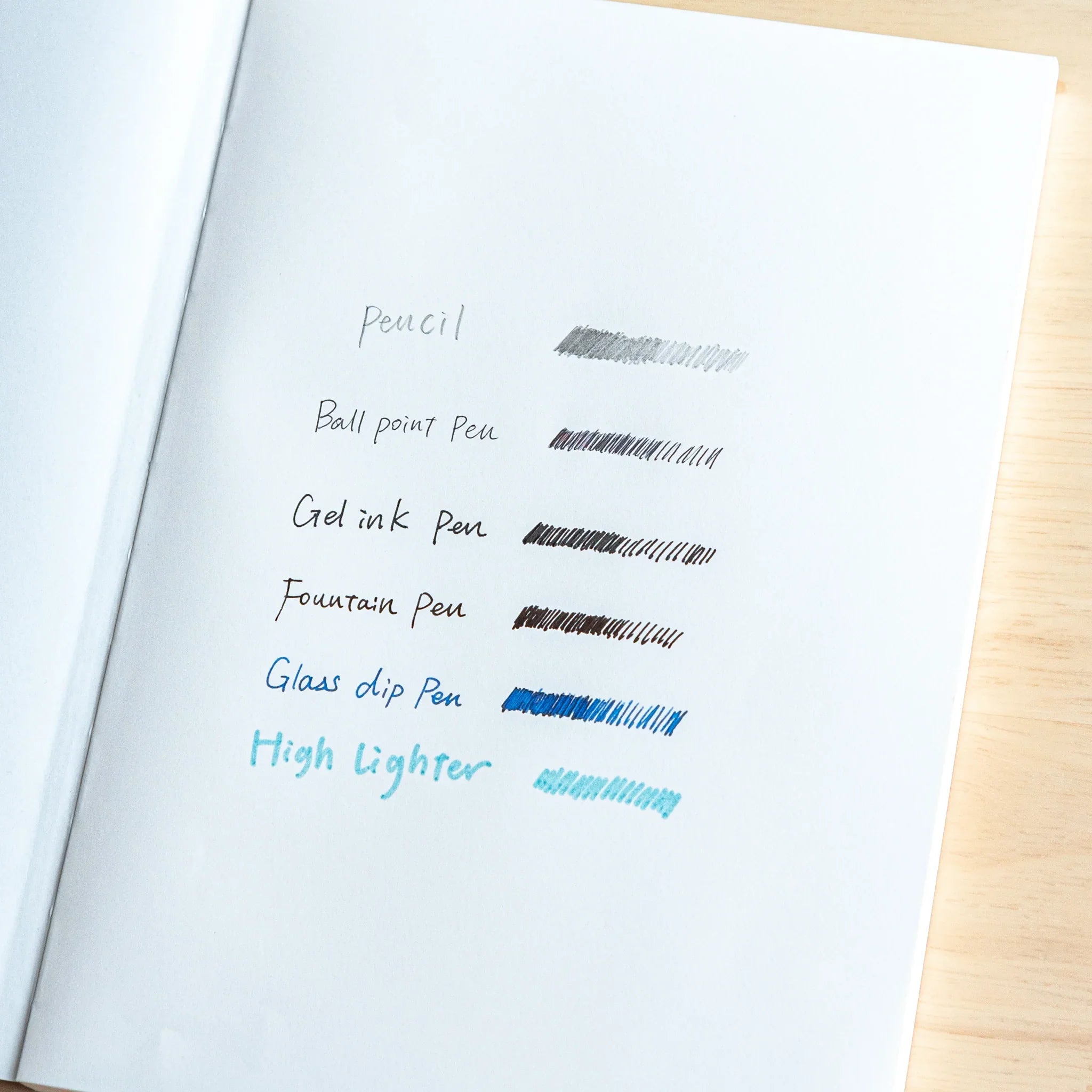 YU-SARI Fountain Pen Notebook, detailed feature focus detail providing full visual representation and product details
