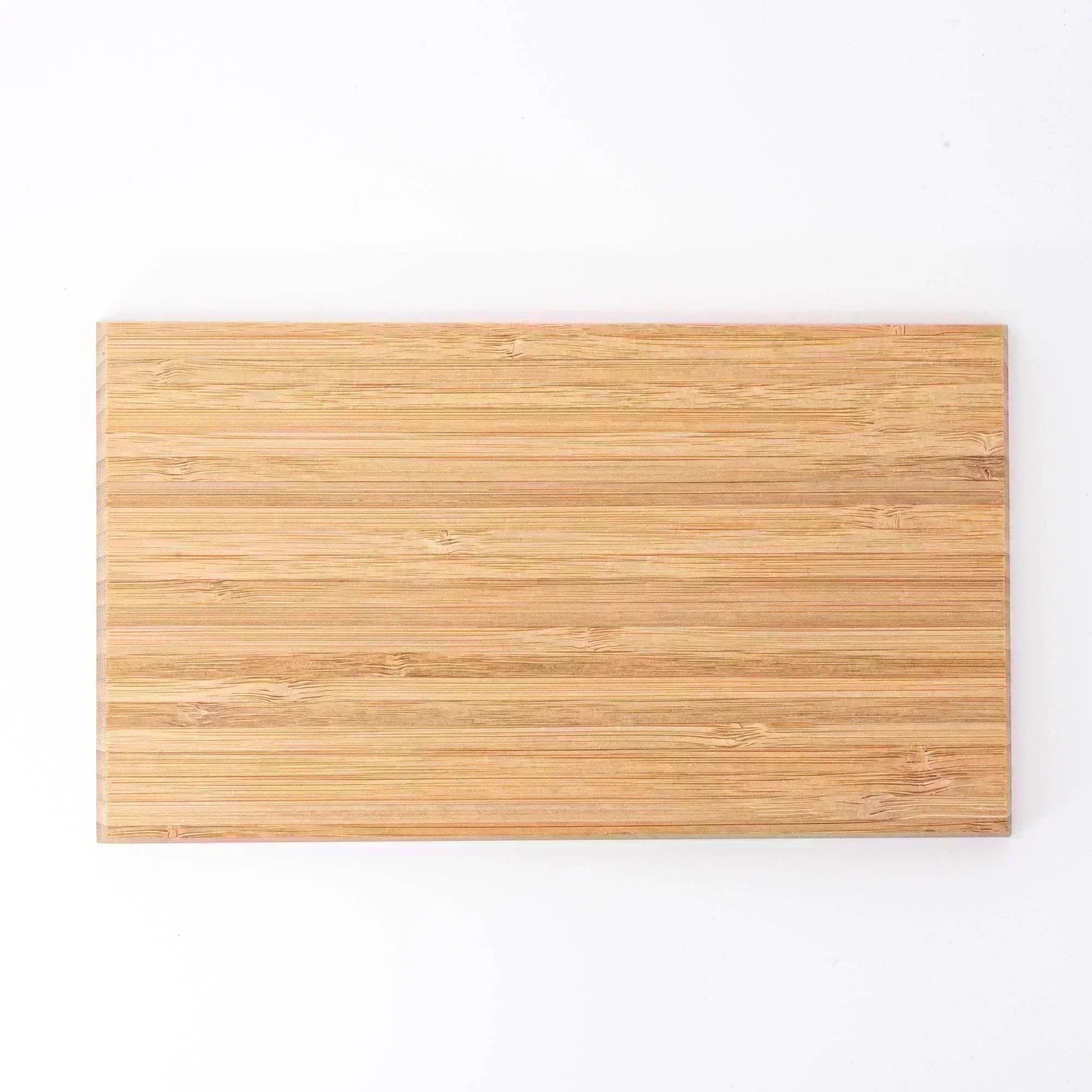 A plain bamboo tray with a smooth surface, perfect for displaying or organizing Japanese stationery items.