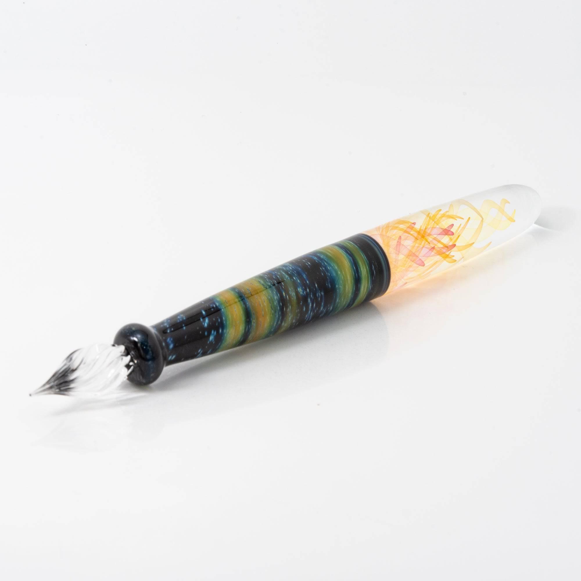 Cosmic Glass Dip Pen Hanabi Glass Studio Komorebi Stationery