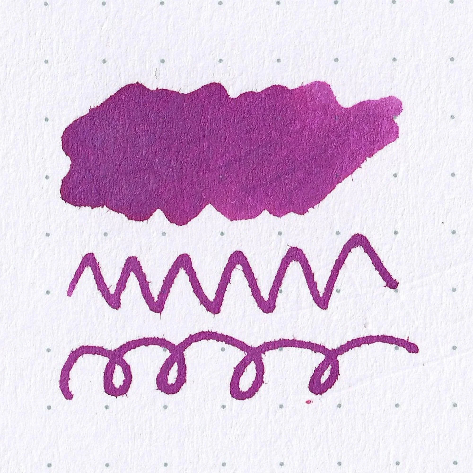 FUJIYAMA IRODORI SAKURA ink color swatch on white paper showing delicate pink tone of Japanese sakura-inspired ink