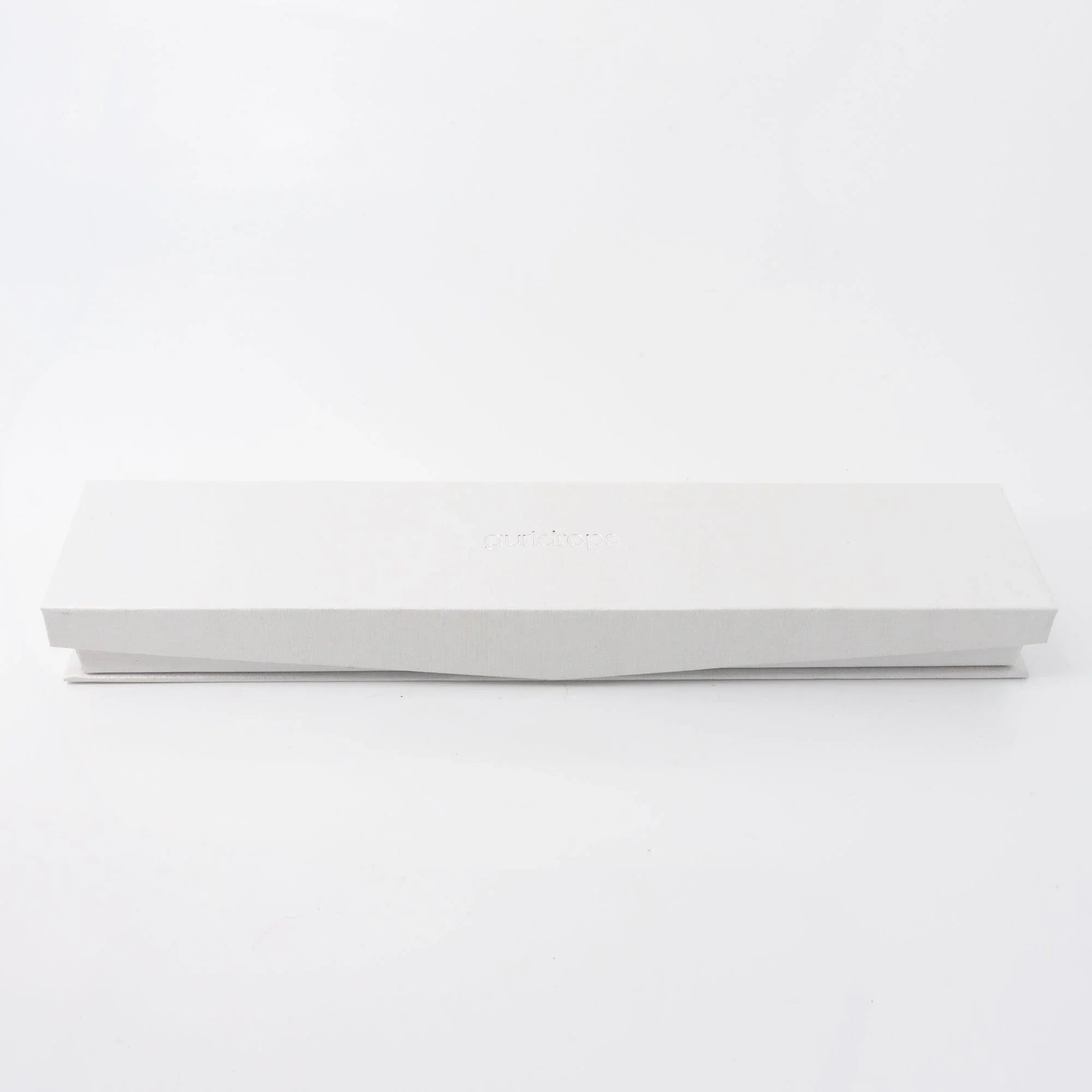 Glamorous Short Kikirara glass dip pen white product packaging box with artistic brand design featured
