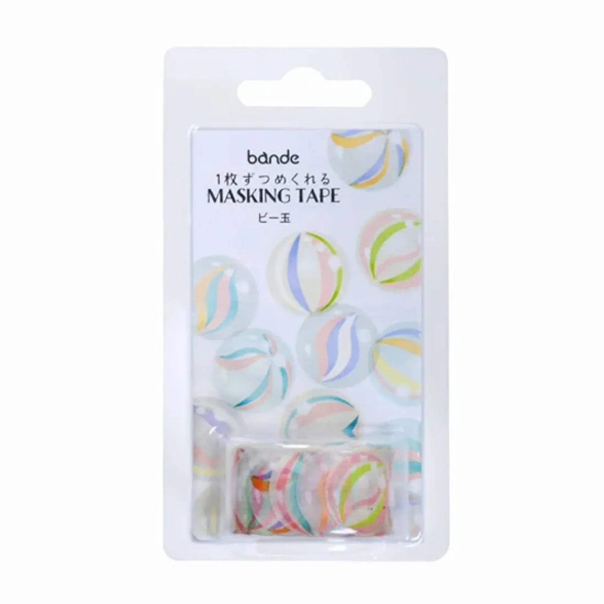 Bande Marble washi tape sticker design detail showing marble texture motif decorative sticker, from Bande Japan