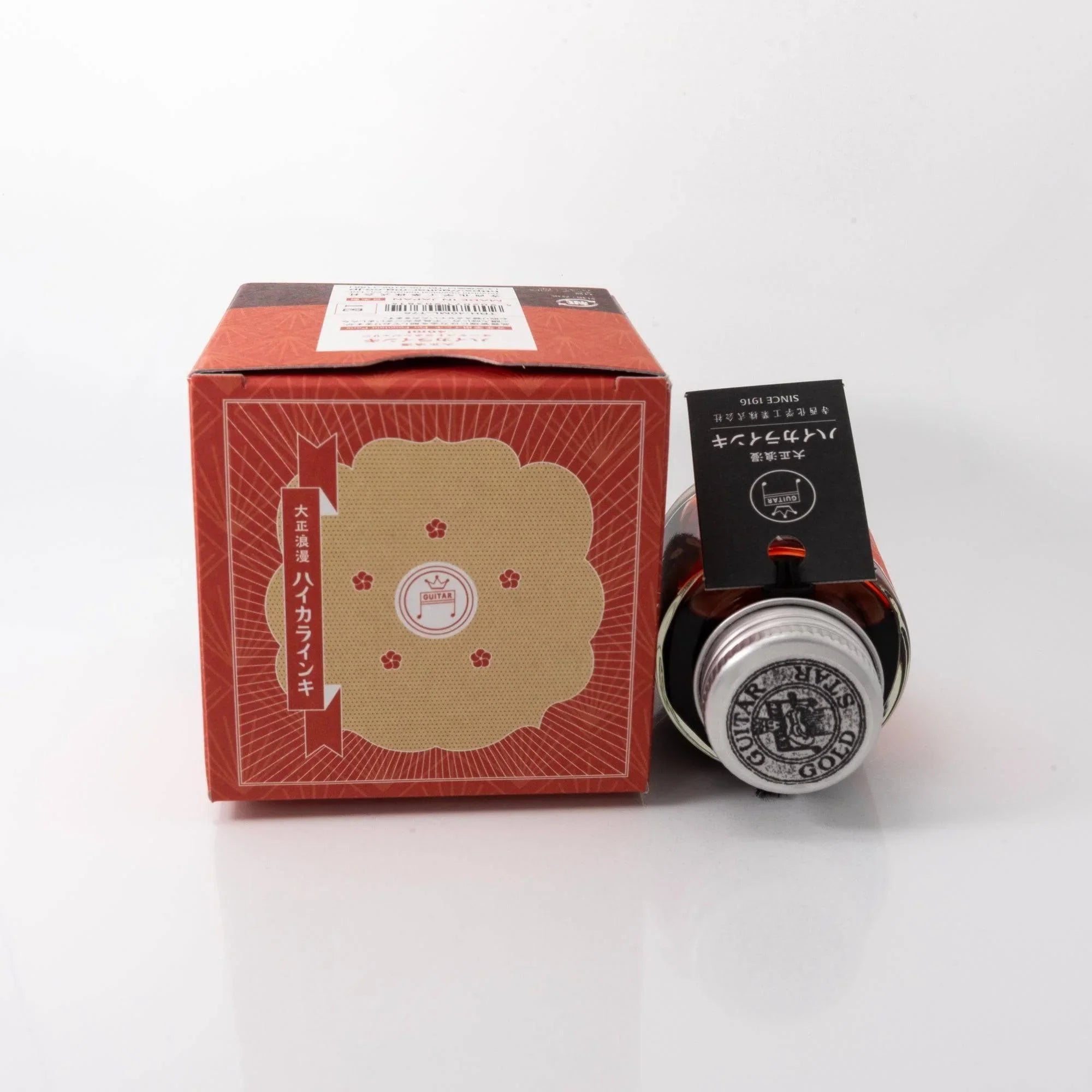 Taisho Romance Orchestra Tangerine fountain pen ink full-width calligraphy stroke showing Japanese ink detail