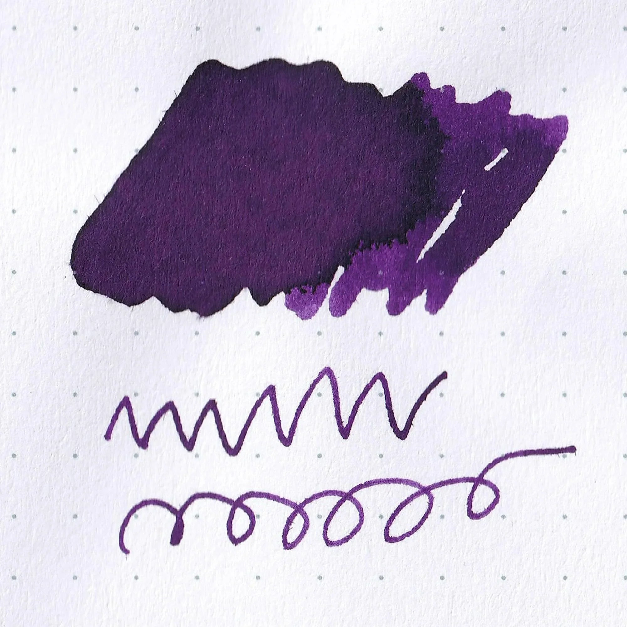 Innocent Mauve ink color swatch sample showing soft purple undertone on white paper test sheet product