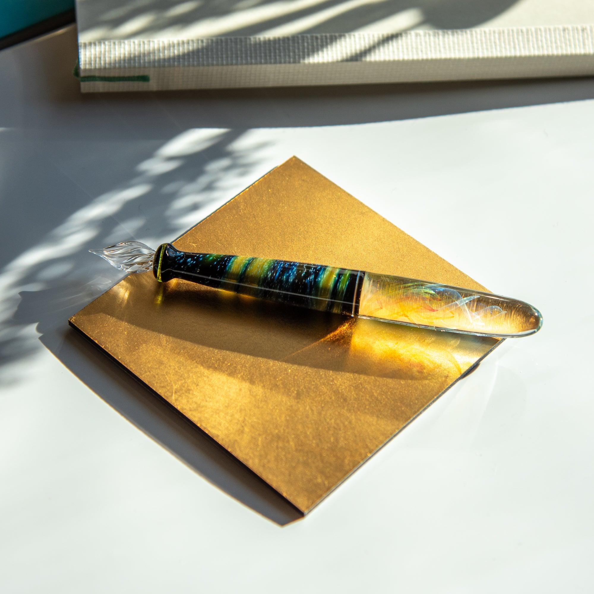 Cosmic Glass Dip Pen - Hanabi Glass Studio - Komorebi Stationery