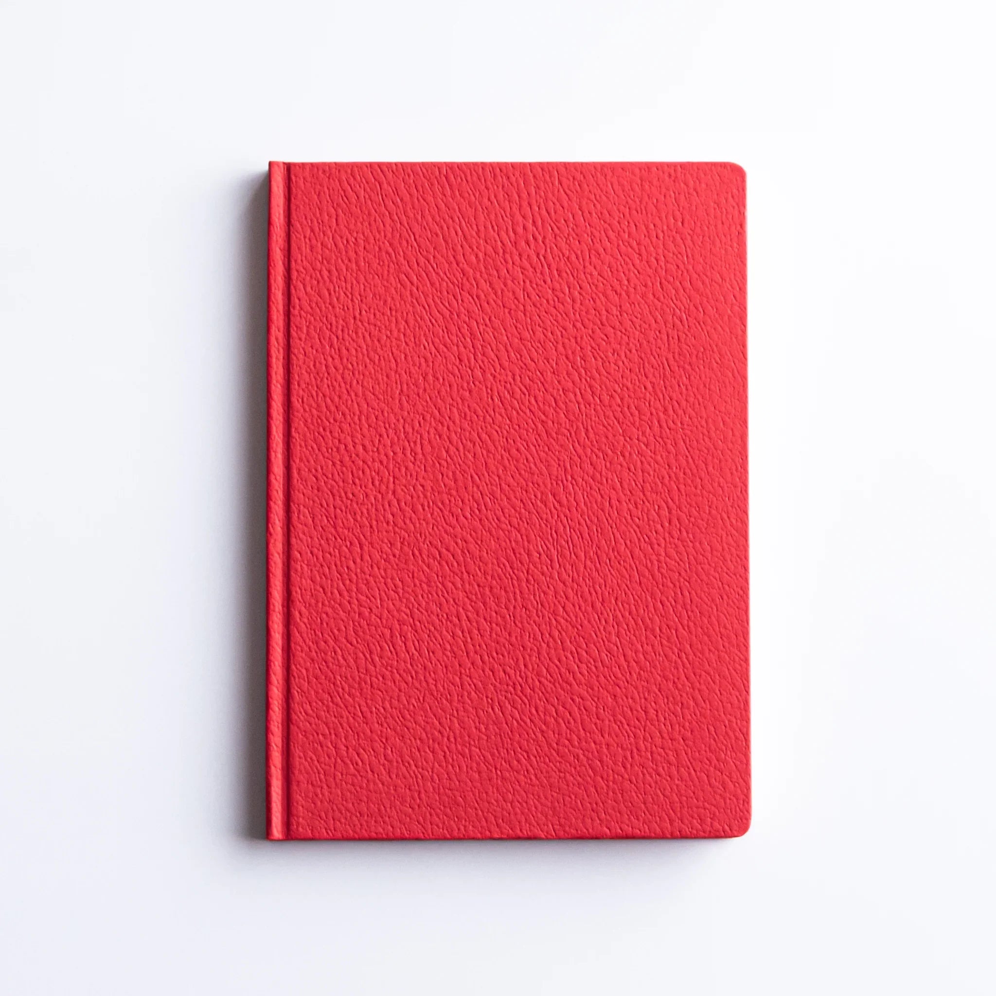 Front cover of Dressco Bank Ledger Paper Japanese Notebook in Red.