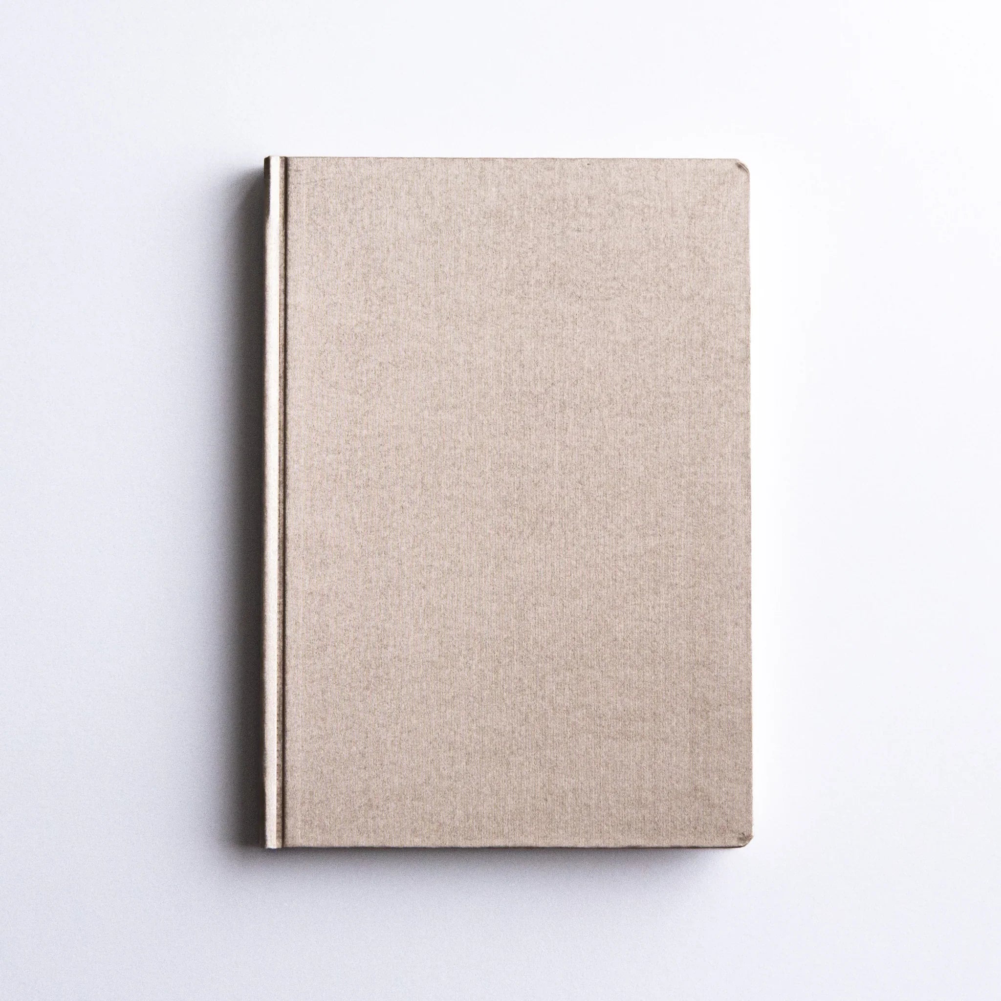 Front view of Dressco Bank Ledger Paper Japanese Notebook in Champagne Gold.