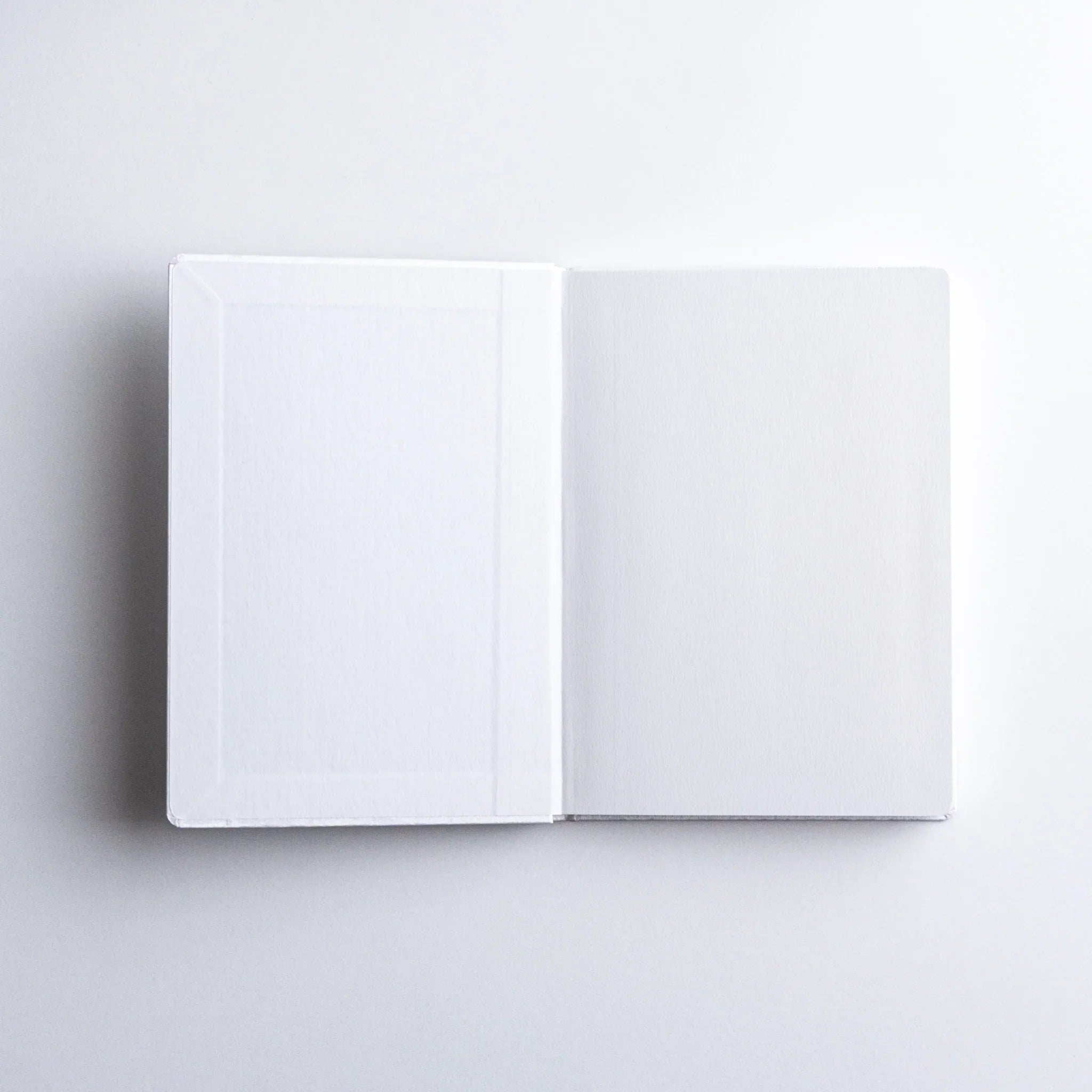 Inside cover of Dressco Spica Laid Bond Paper Japanese Notebook in Platinum.