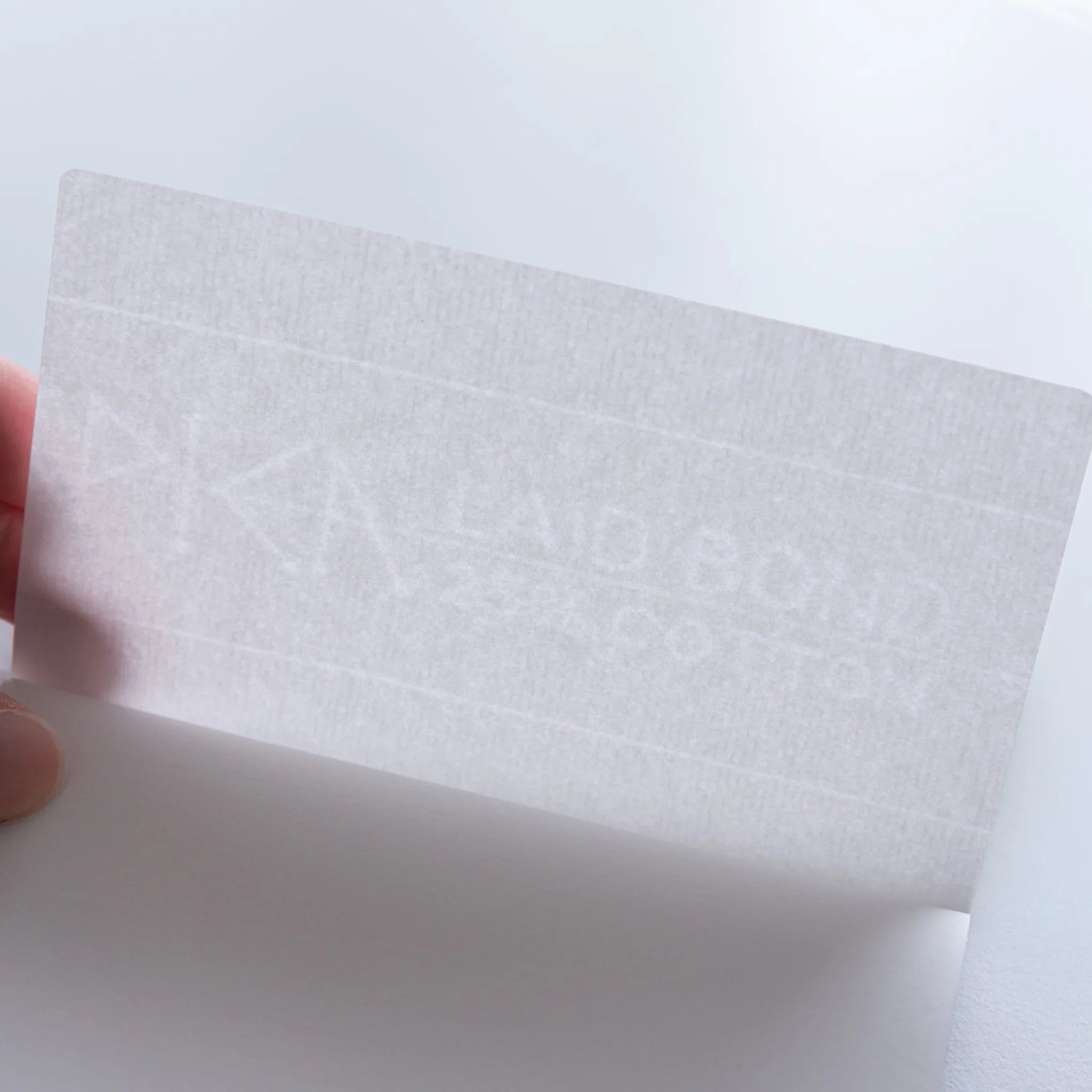 “SPICA LAID BOND 25% COTTON” watermark detail on Dressco Japanese Notebook, White.