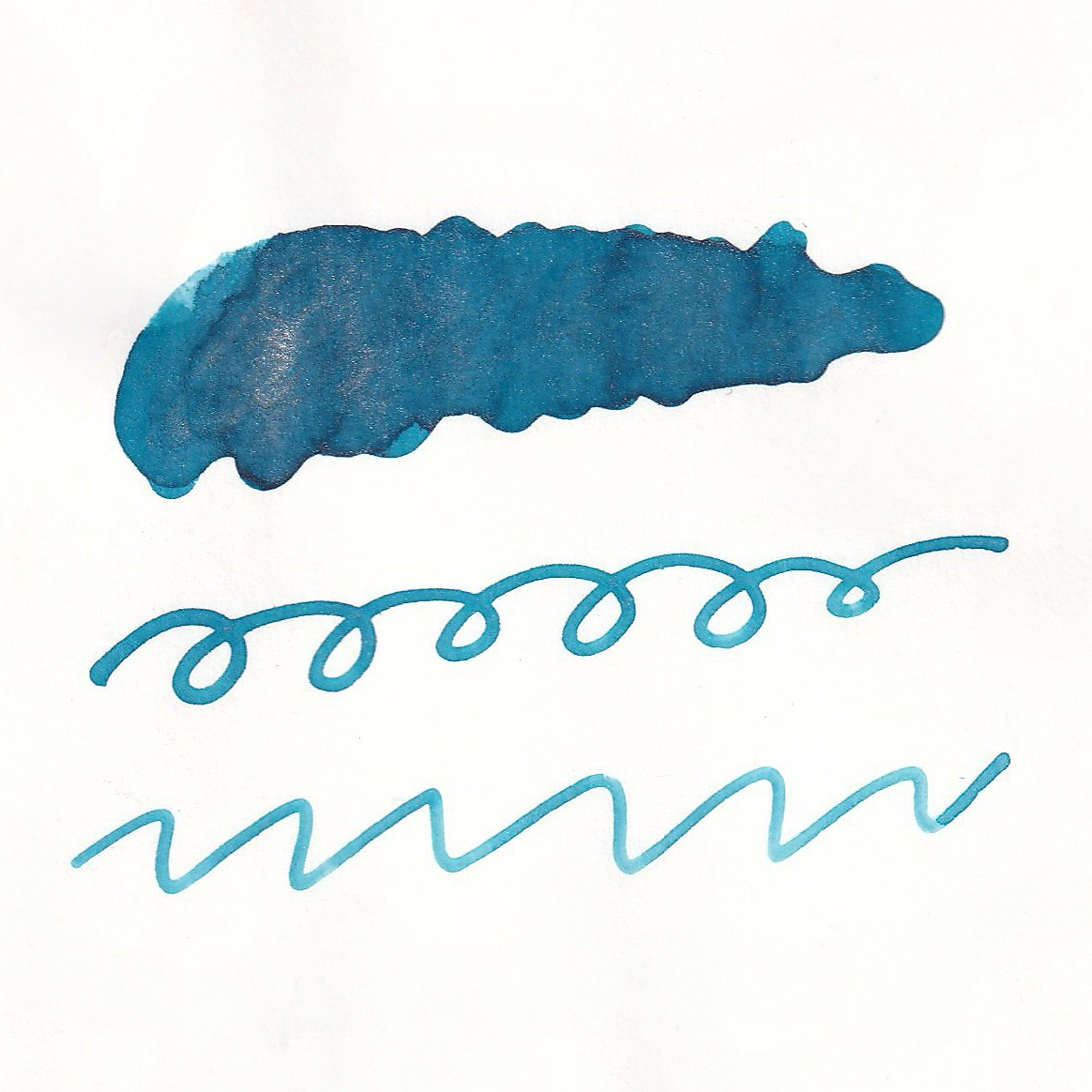 Guitar Sparkle Indigo Blue Shimmer Ink - Komorebi Stationery