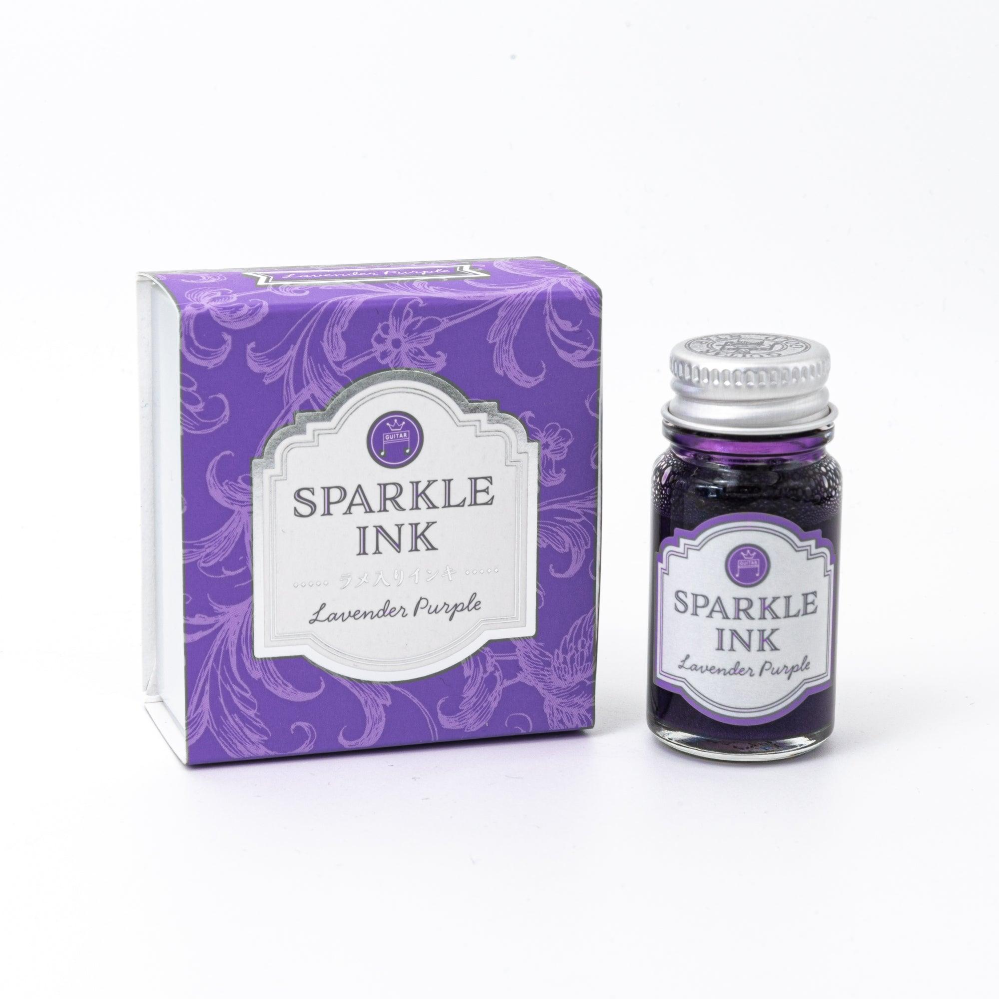 Guitar Sparkle Lavender Purple Shimmer Ink - Komorebi Stationery