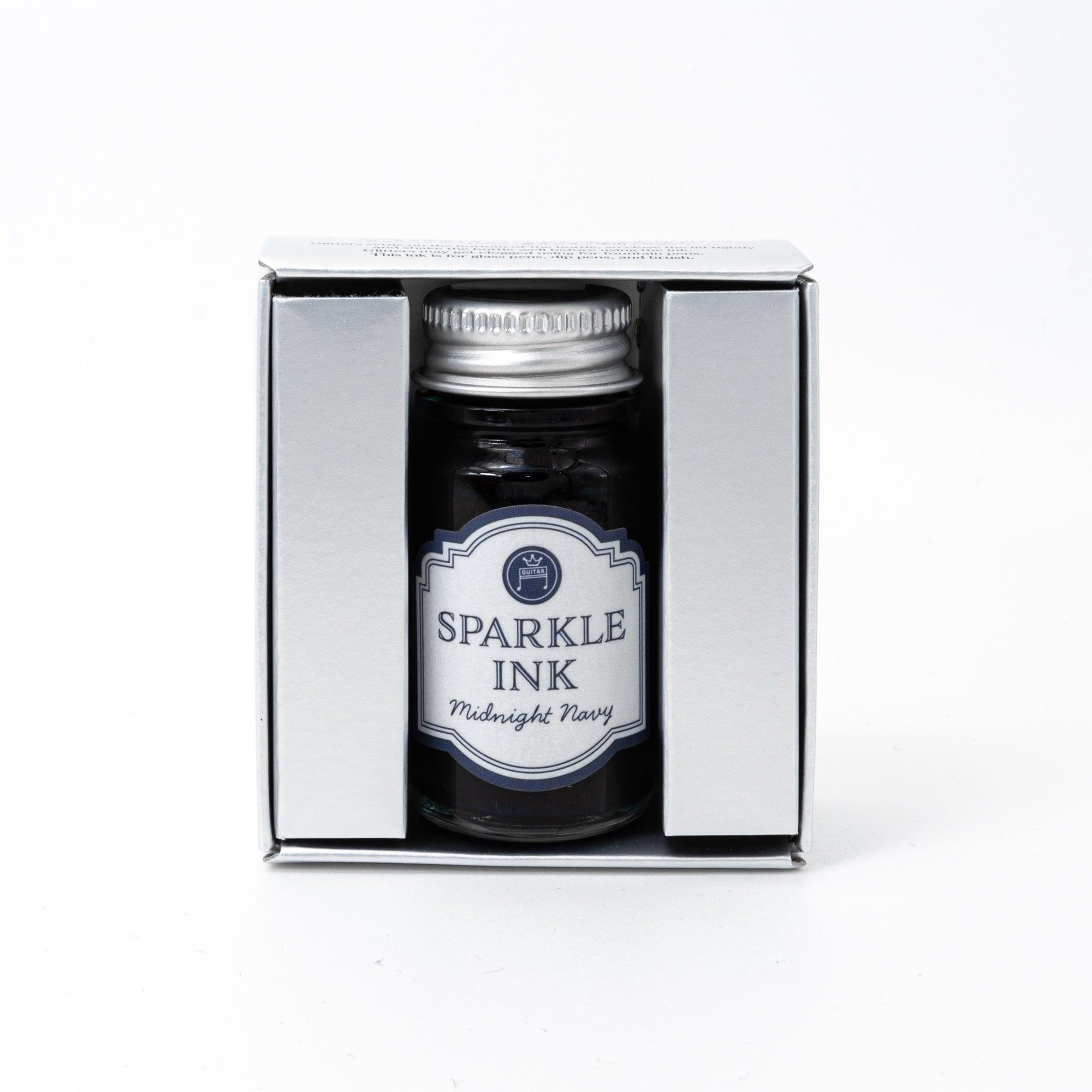 Guitar Sparkle Midnight Navy Shimmer Ink - Komorebi Stationery