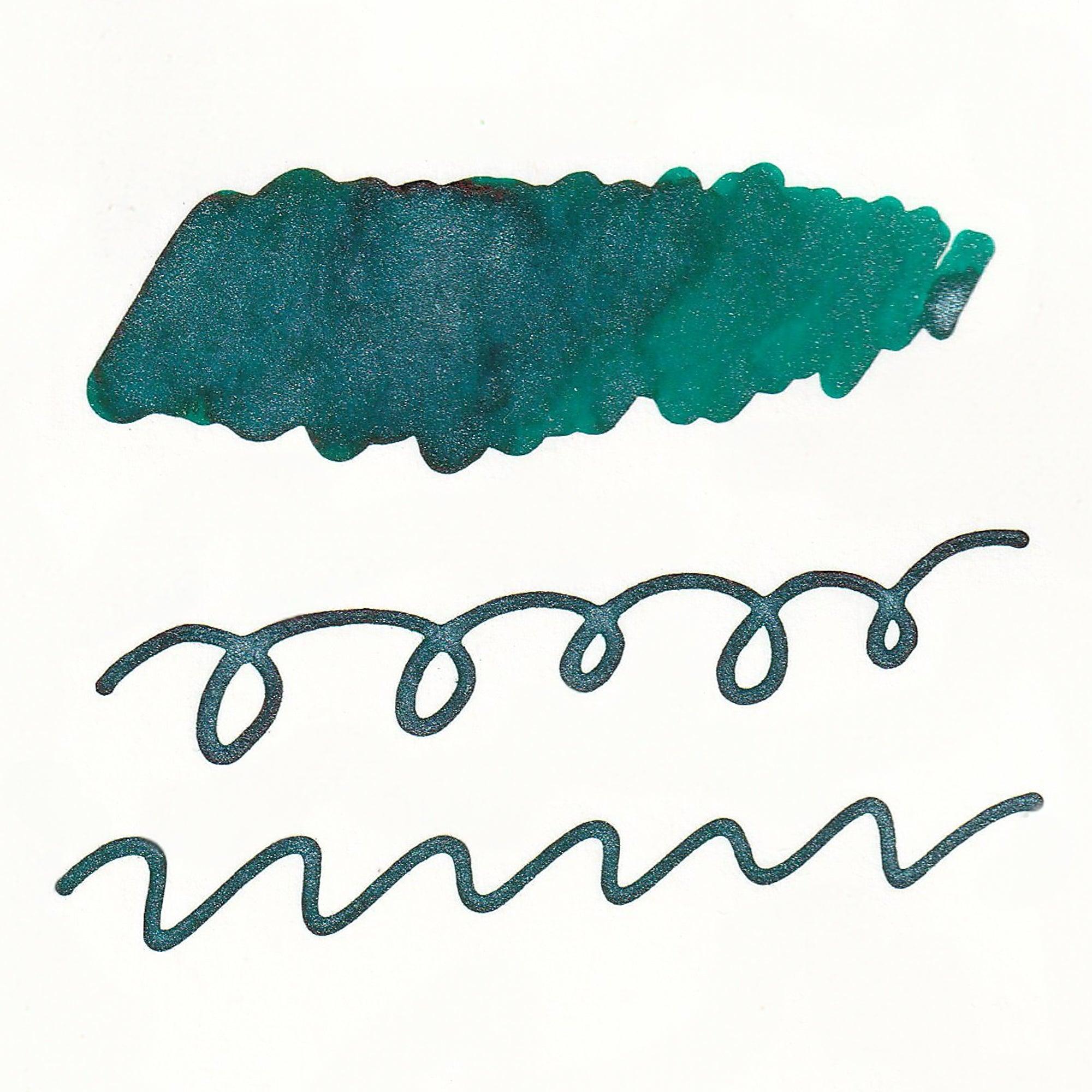 Guitar Sparkle Noble Green Shimmer Ink - Komorebi Stationery