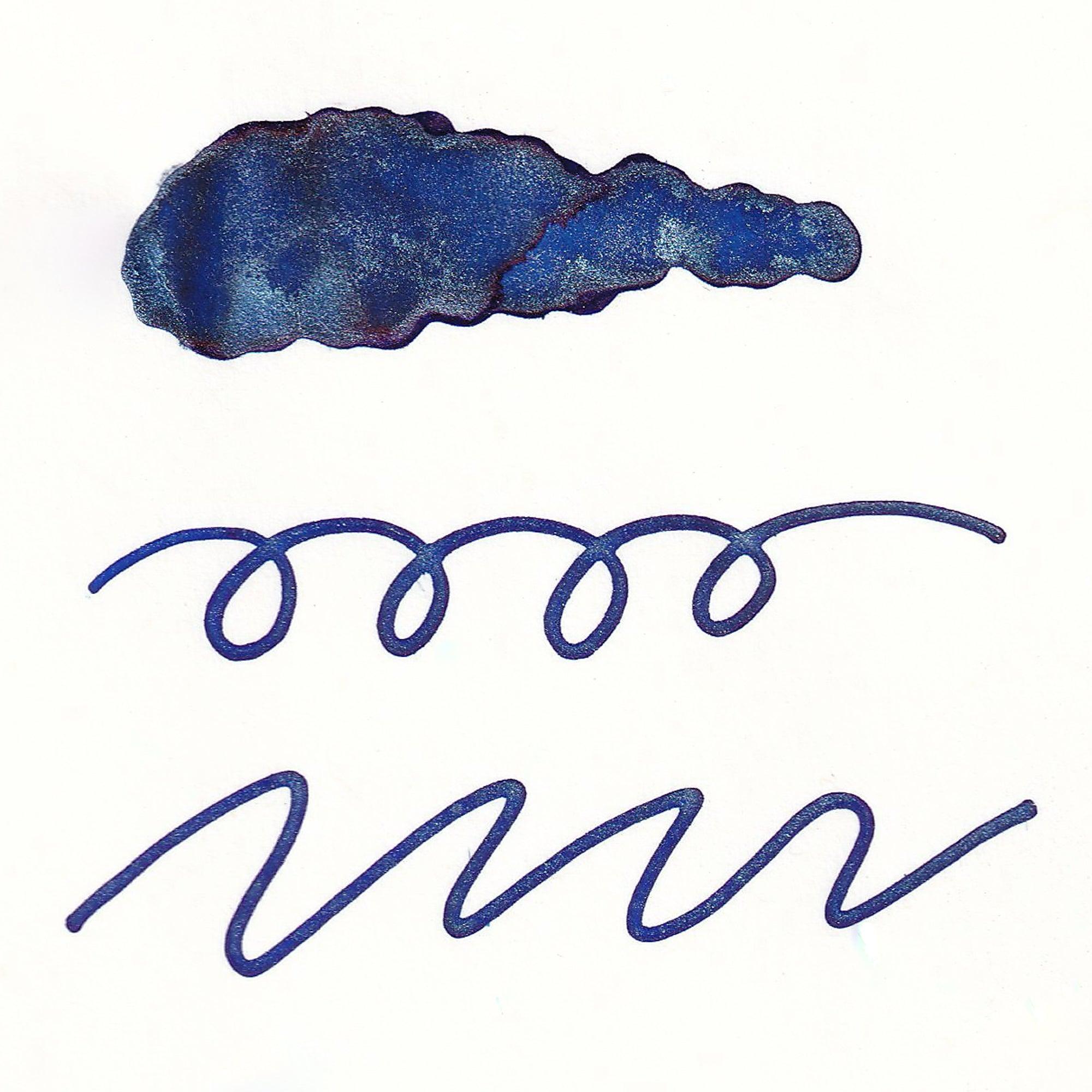 Guitar Sparkle Royal Blue Shimmer Ink - Komorebi Stationery