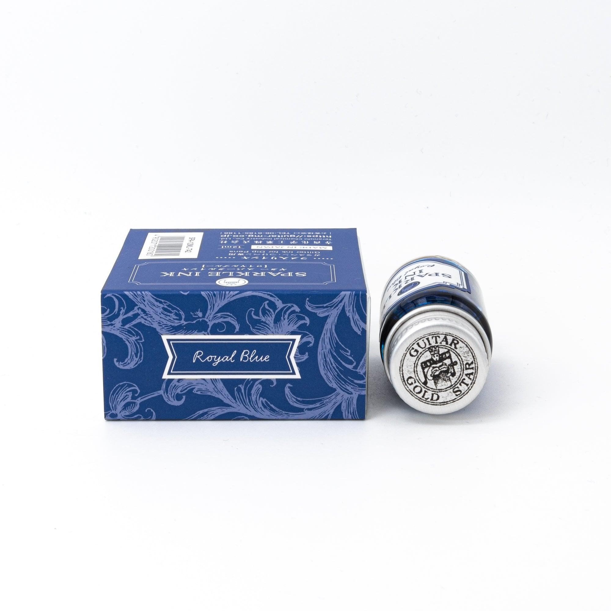 Guitar Sparkle Royal Blue Shimmer Ink - Komorebi Stationery