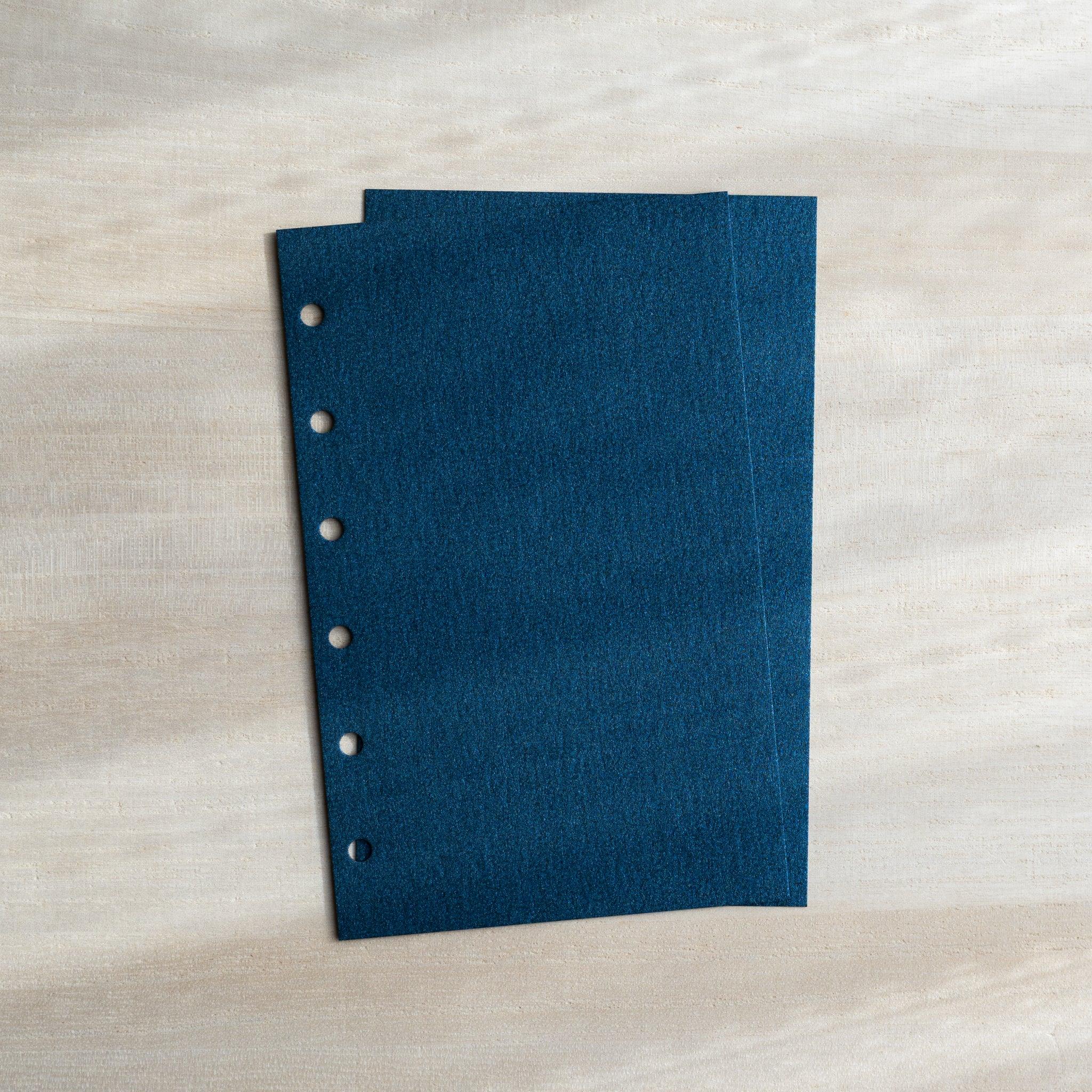 Japanese Stationery pastel index divider with mermaid top tab displayed on neutral fabric background for mini 6 planners.