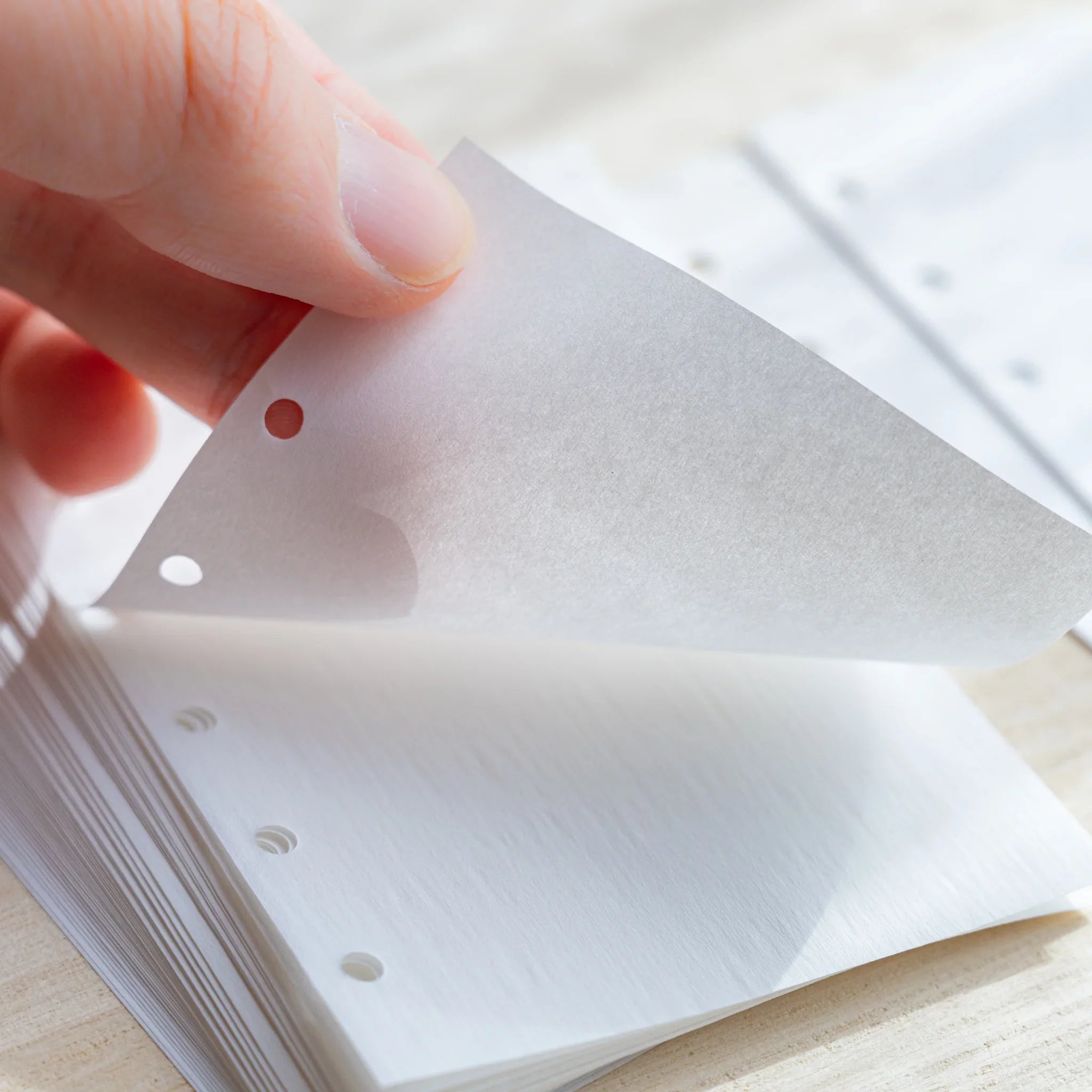 Japanese Stationery mermaid top‑tab index dividers pack, back view showing white sheet with Japanese text and tabs.