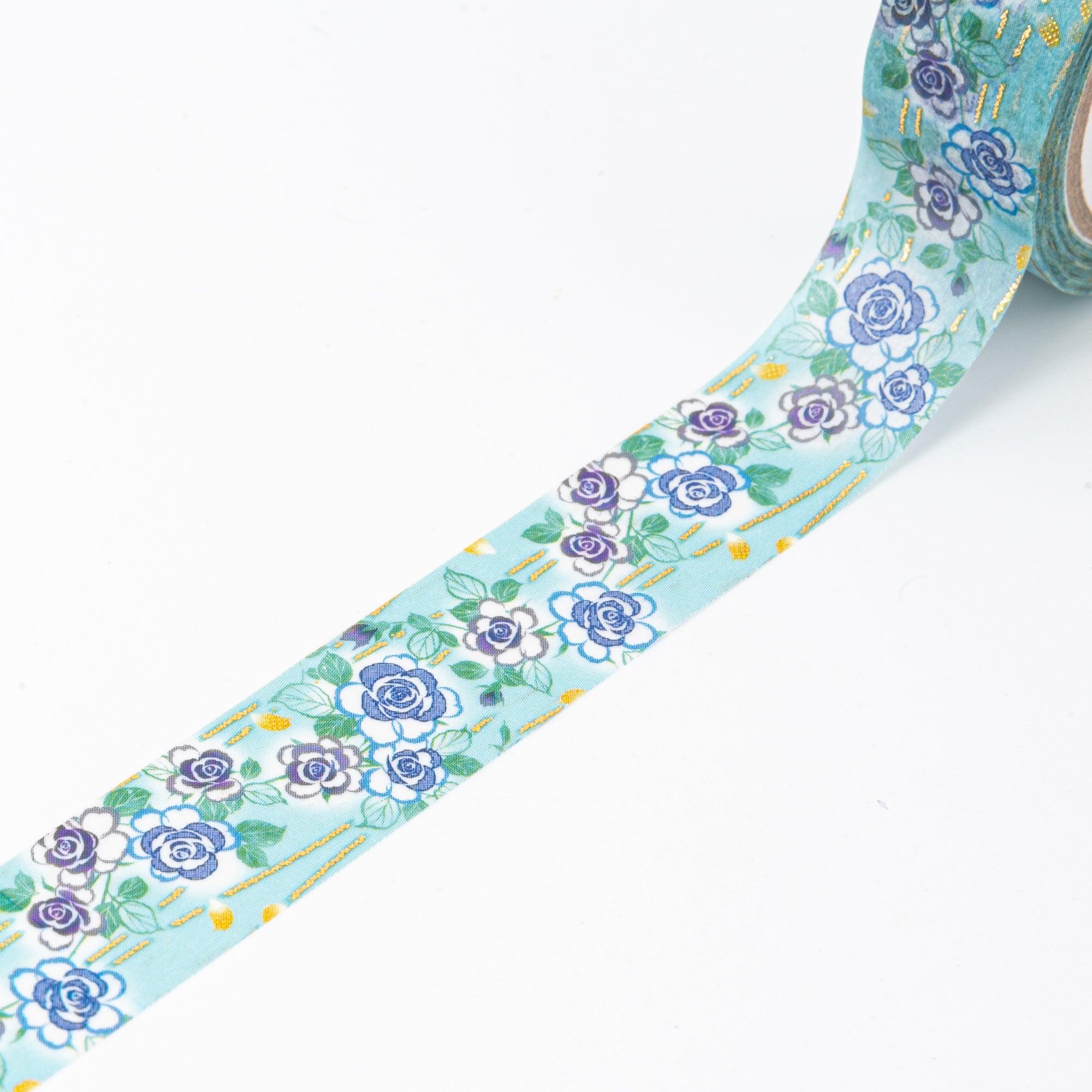 Kimono Beauty Series Rose Iyo Washi Tape - Komorebi Stationery