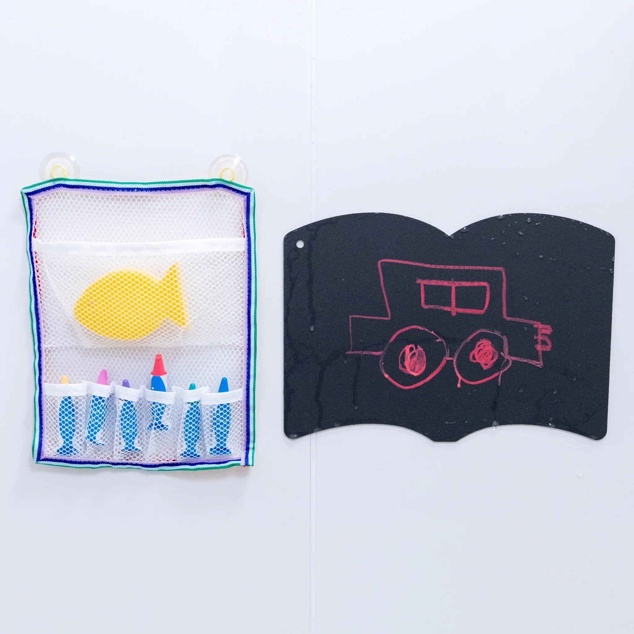 Kitpas non-toxic watercolor crayon assortment showing multiple vibrant colors in organized display product for creative bath